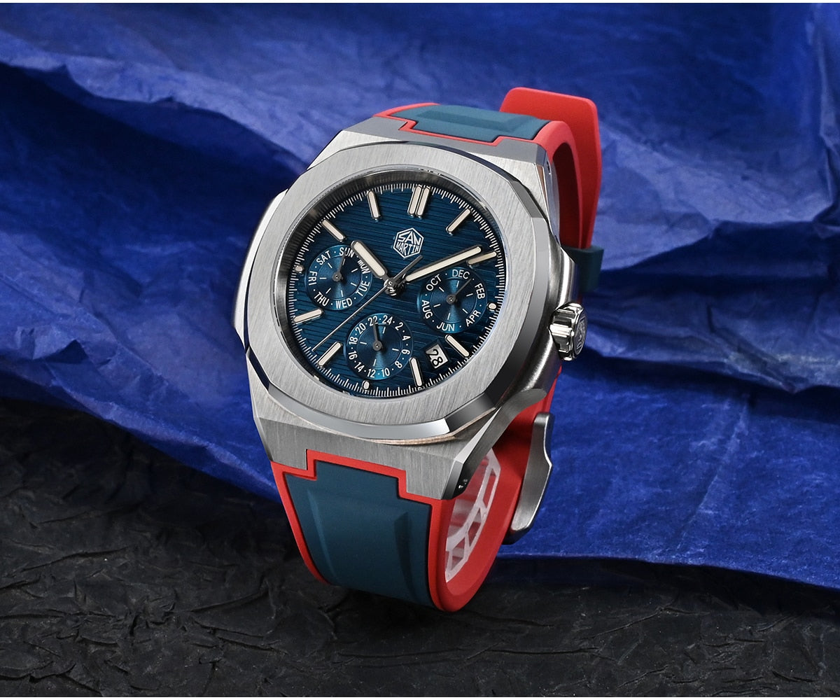 San Martin Miyota 9120 Multi-function Watch by DarkByteGear