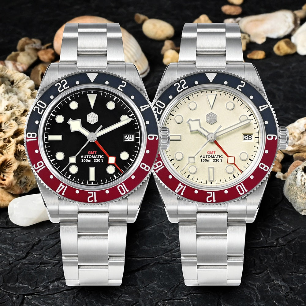 San Martin 2023 New NH34 GMT Watch by DarkByteGear