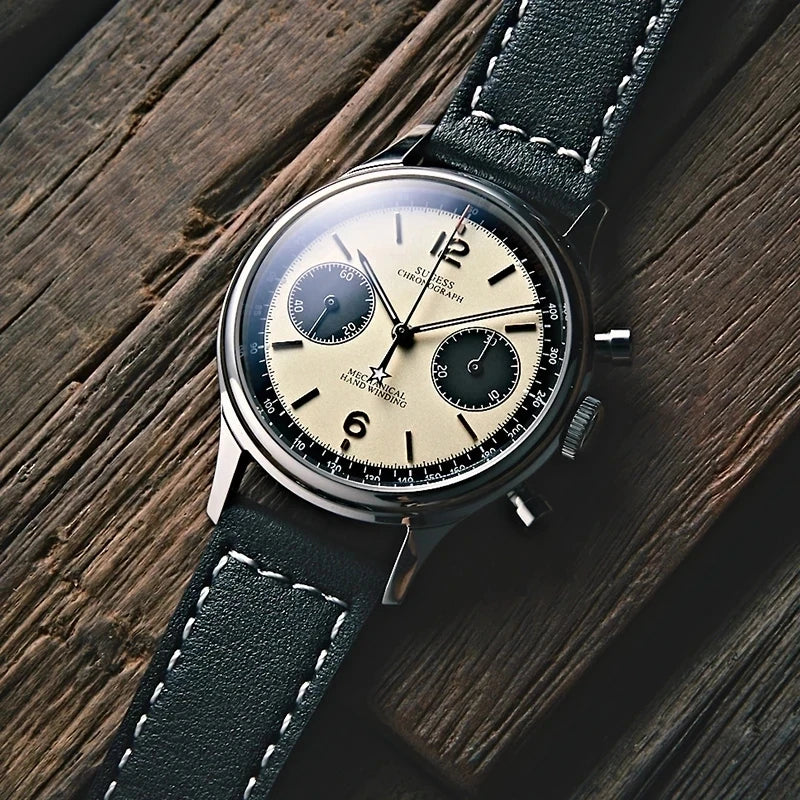 Sugess 1963 Chronograph Sapphire Men Watch by DarkByteGear