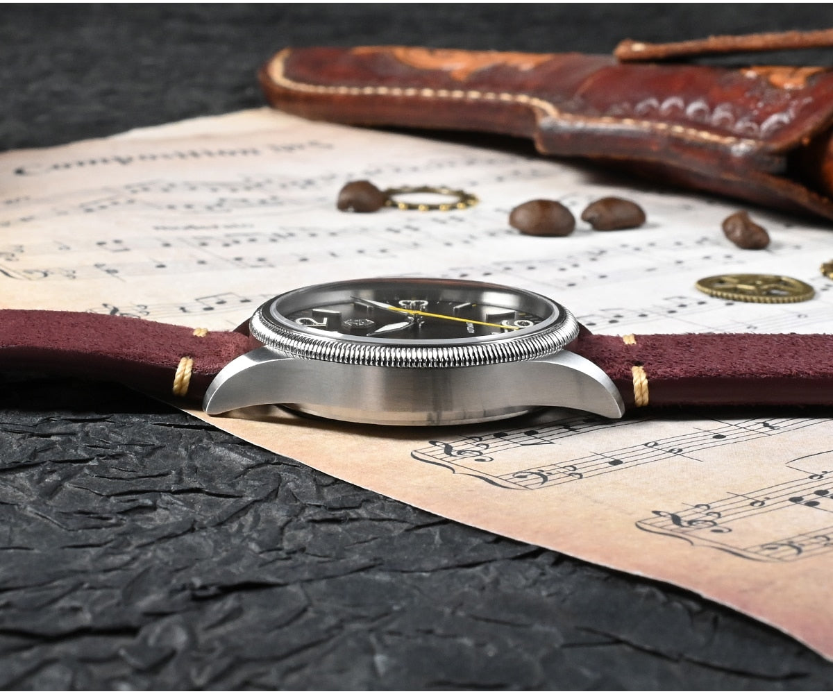 San Martin Retro Men Pilot Watch by DarkByteGear