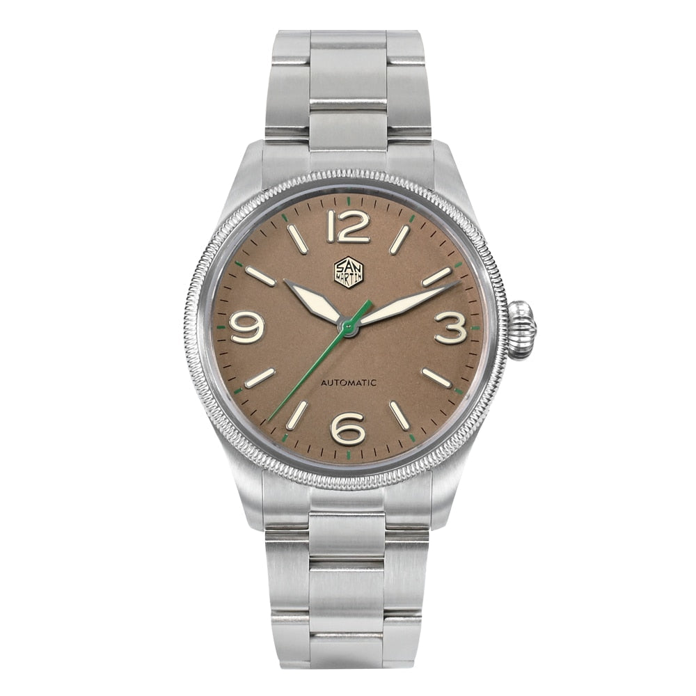 San Martin Retro Men Pilot Watch by DarkByteGear