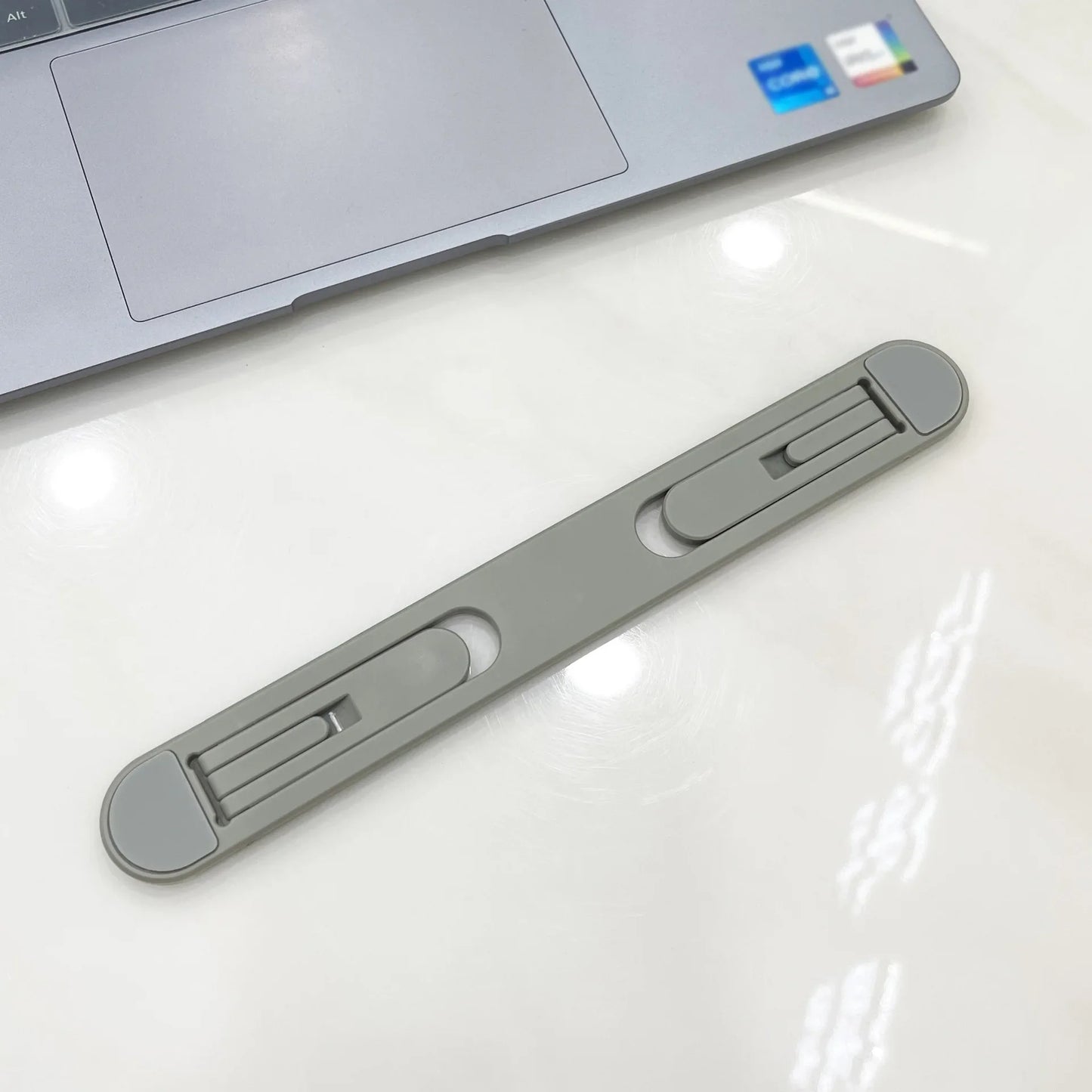 Universal Invisible Laptop Bracket Riser Stand For Macbook Pro 13 15 Air Lenovo Samsung Notebook Cooling Pad Foldable Stands by DarkByteGear