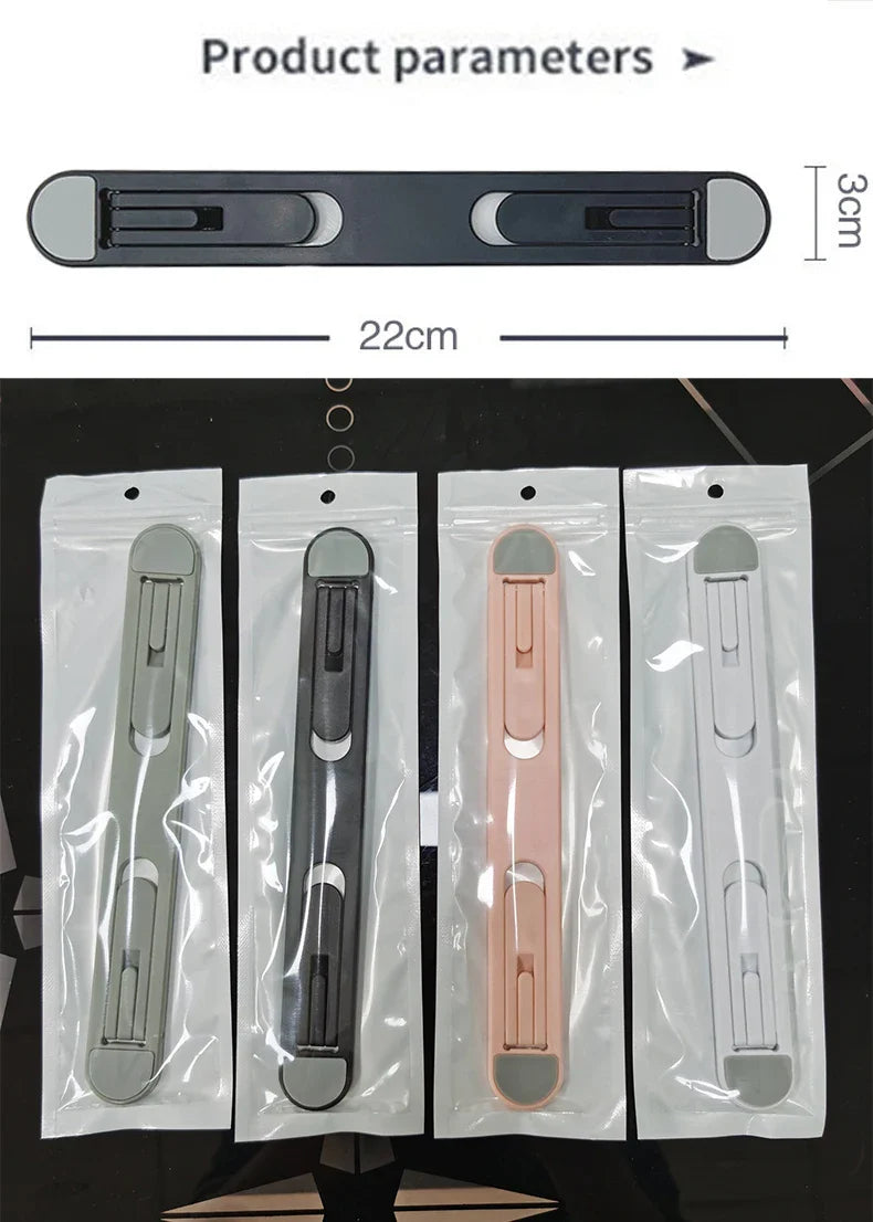 Universal Invisible Laptop Bracket Riser Stand For Macbook Pro 13 15 Air Lenovo Samsung Notebook Cooling Pad Foldable Stands by DarkByteGear