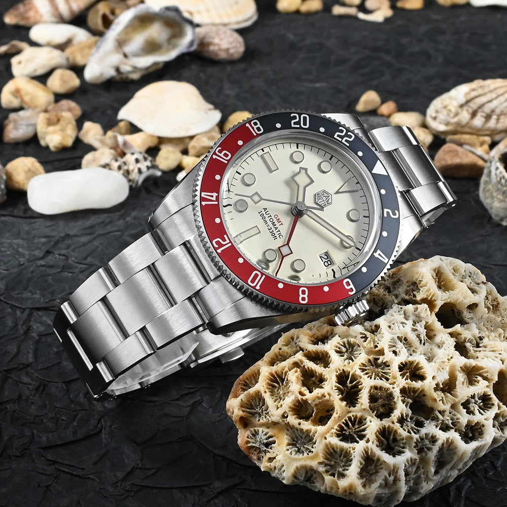 San Martin 2023 New NH34 GMT Watch by DarkByteGear