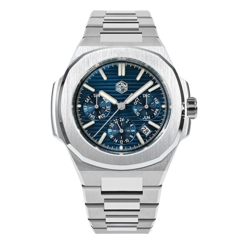 San Martin Miyota 9120 Multi-function Watch by DarkByteGear