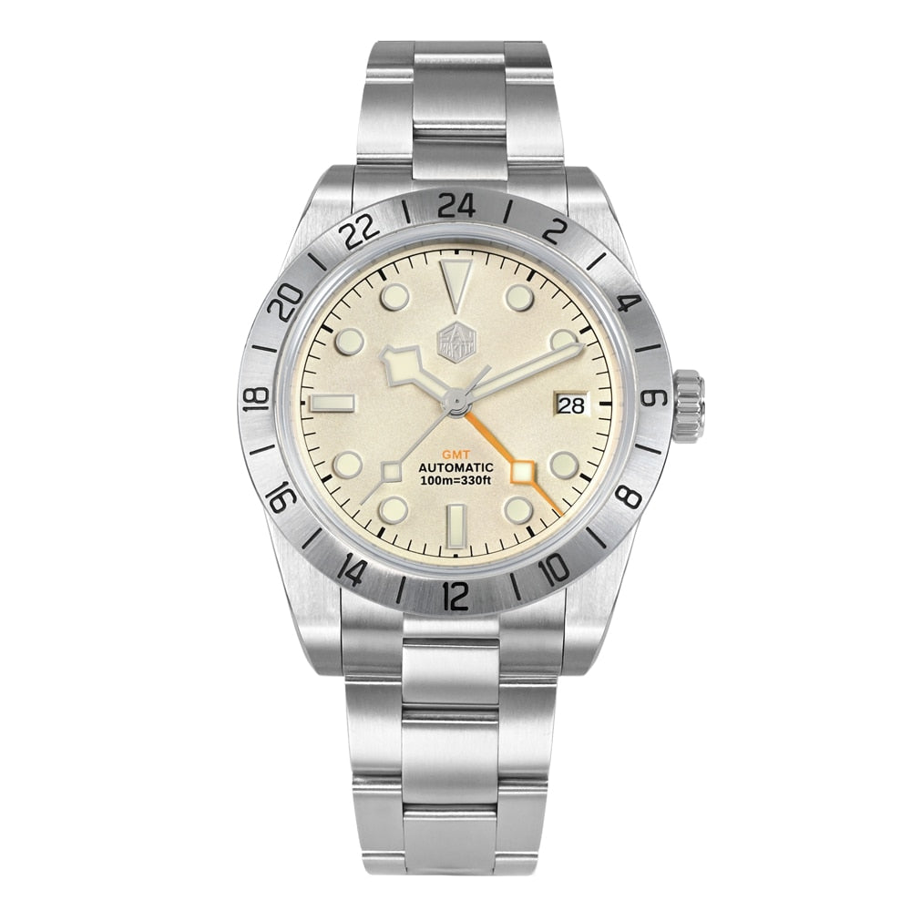 San Martin NH34 39mm BB GMT Watch by DarkByteGear