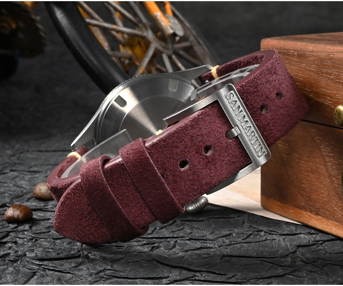 San Martin Retro Men Pilot Watch by DarkByteGear