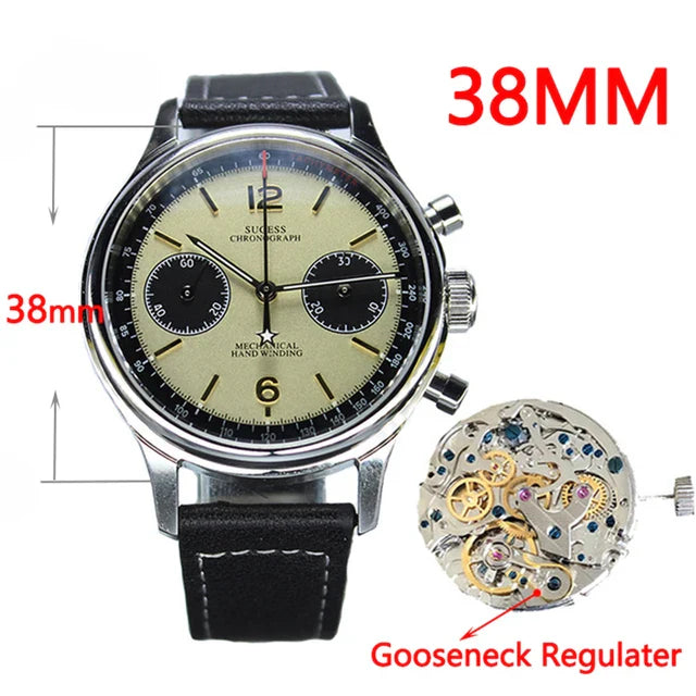 Sugess 1963 Chronograph Sapphire Men Watch by DarkByteGear