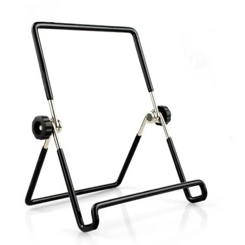Portable Metal Tablet Stand Mount Foldable Desk Flexible Phone Stand for IPad IPhone Samsung Huawei Universal Work Home Travel by DarkByteGear