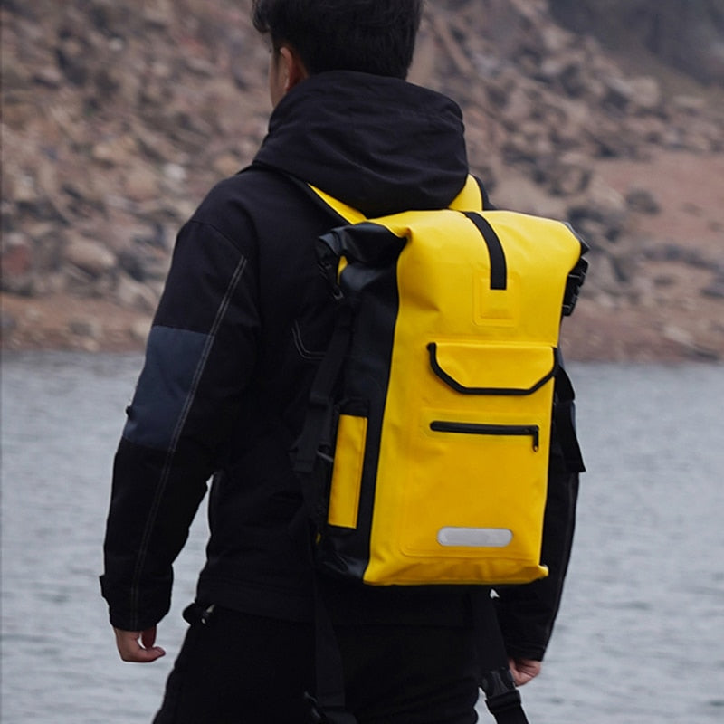 SeaSentinel 2023 - The 30L Waterproof River Hiking Backpack by DarkByteGear