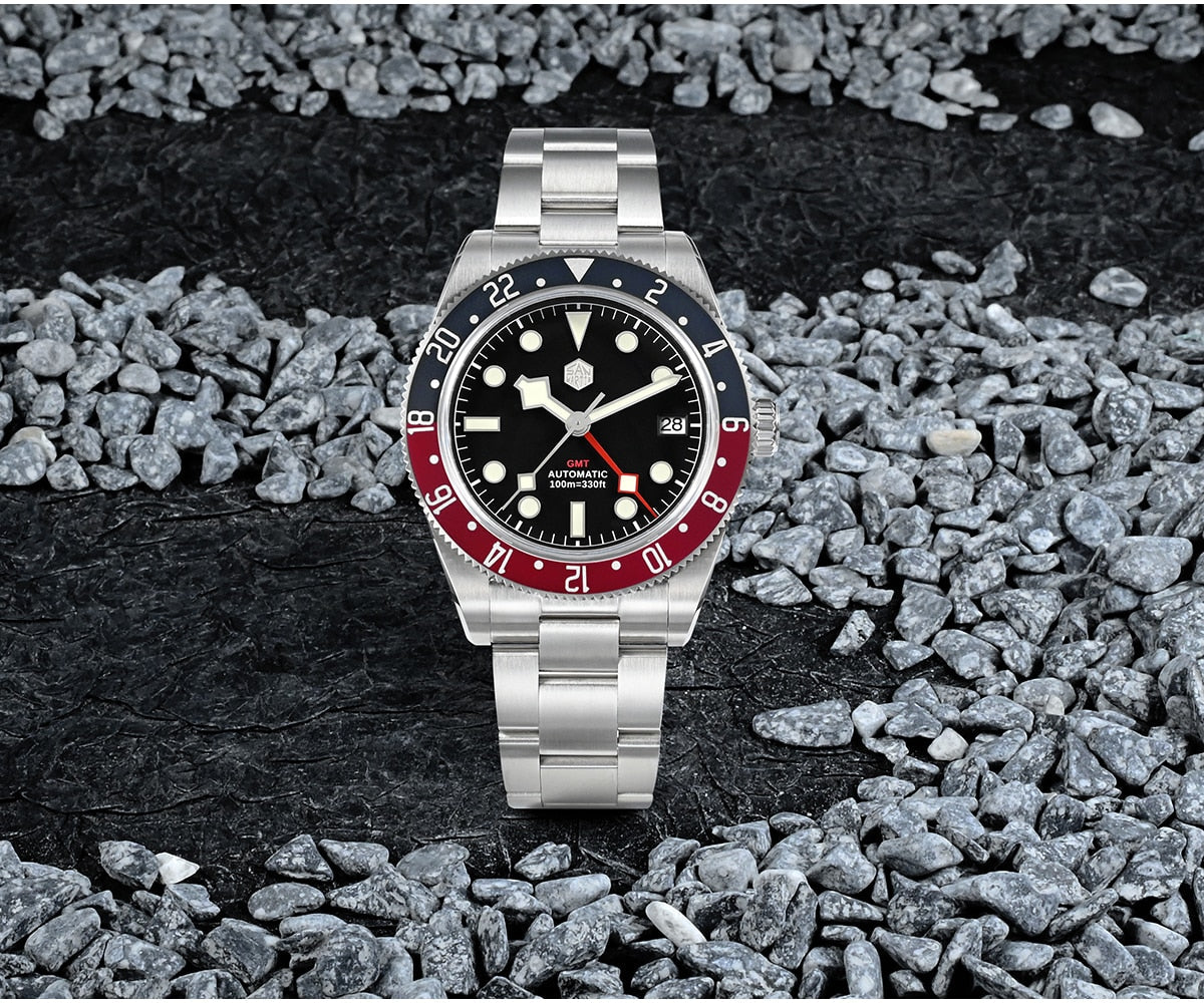 San Martin 2023 New NH34 GMT Watch by DarkByteGear