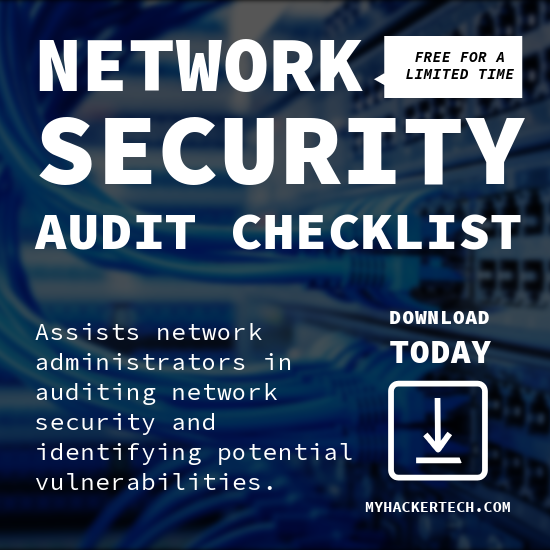 Network Security Audit Checklist by DarkByteGear