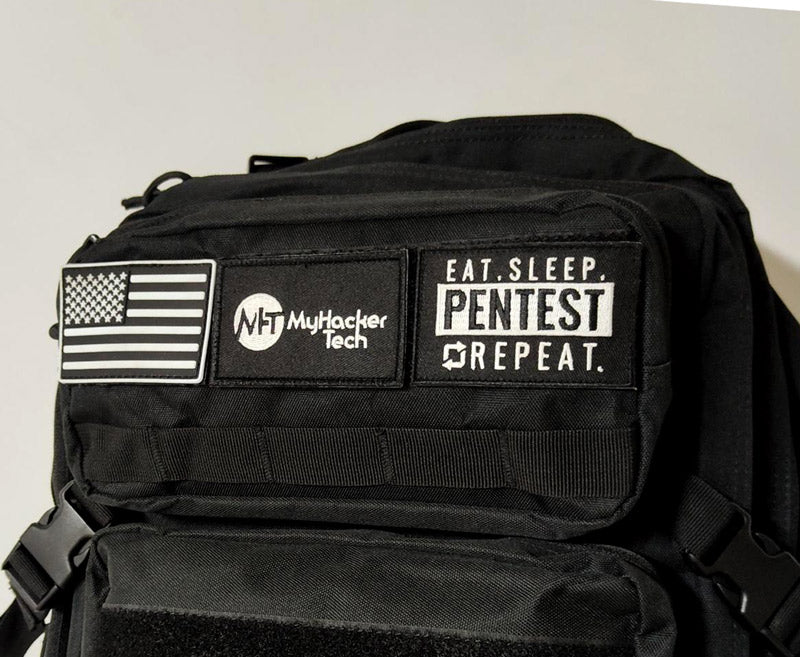 Eat Sleep Pentest Repeat Velcro Patch by DarkByteGear