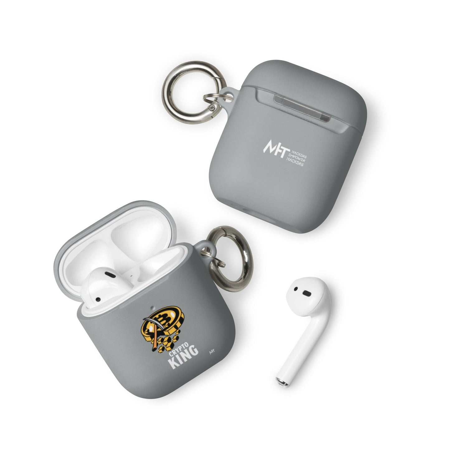 Crypto King - AirPods case by DarkByteGear