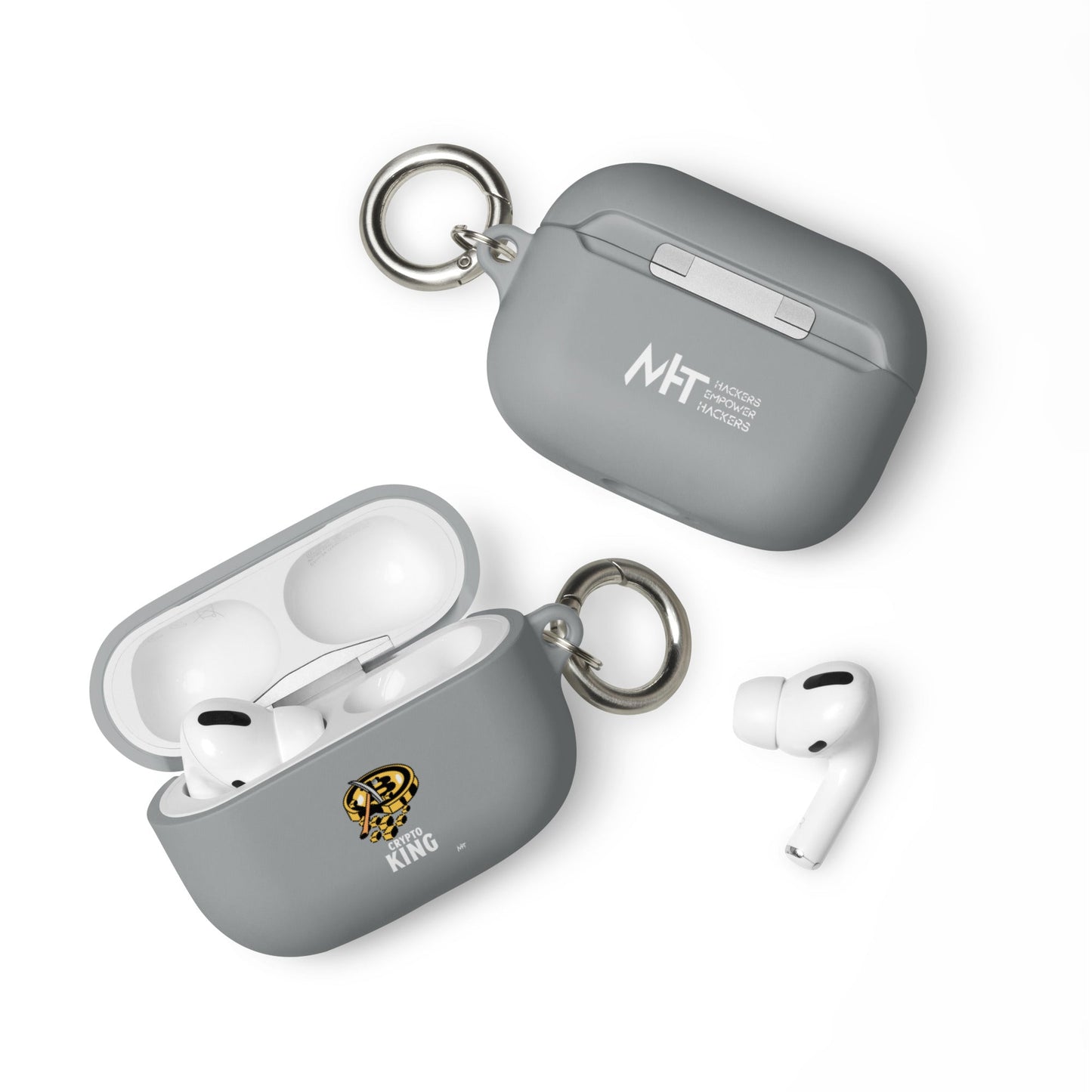 Crypto King - AirPods case by DarkByteGear