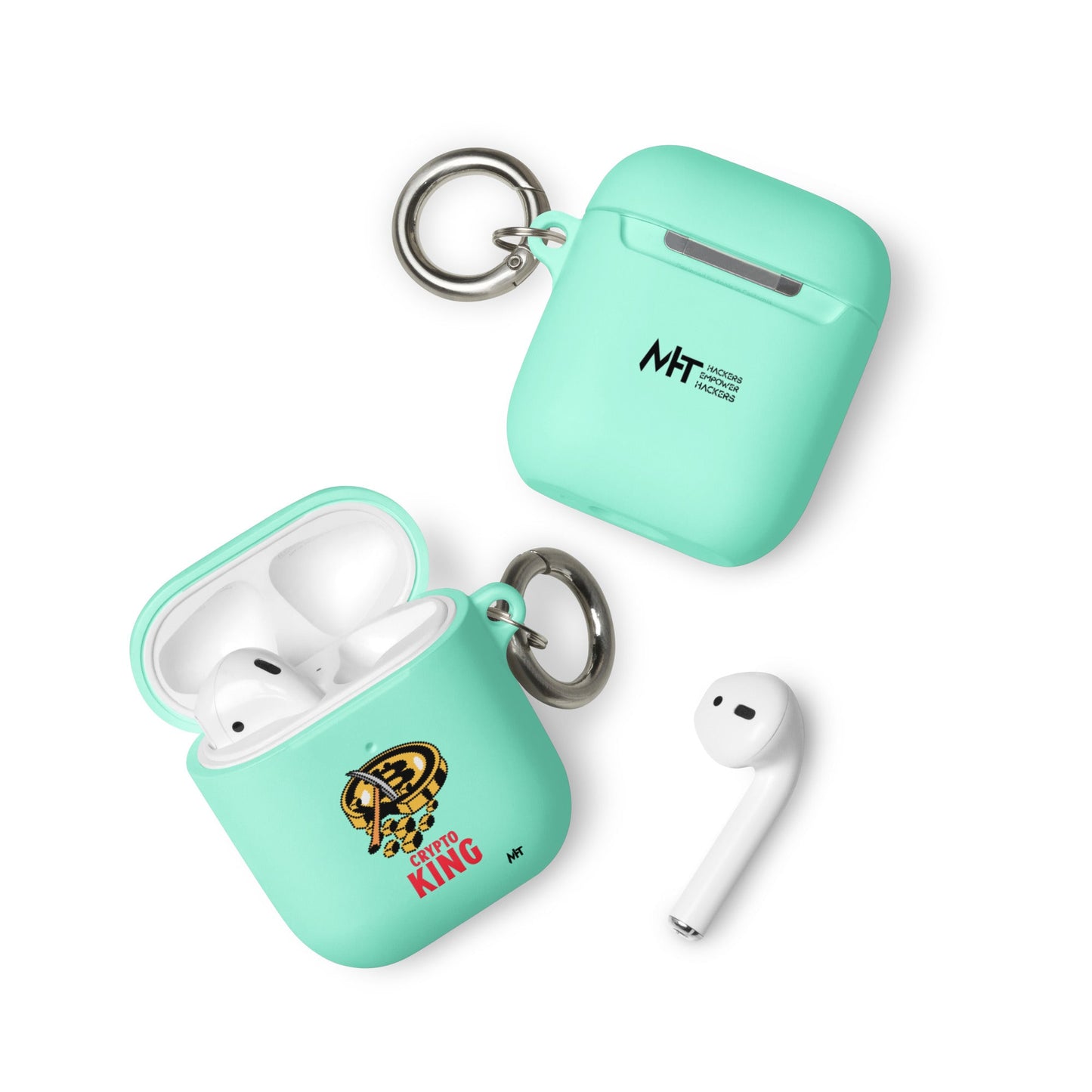 Crypto King - AirPods case by DarkByteGear