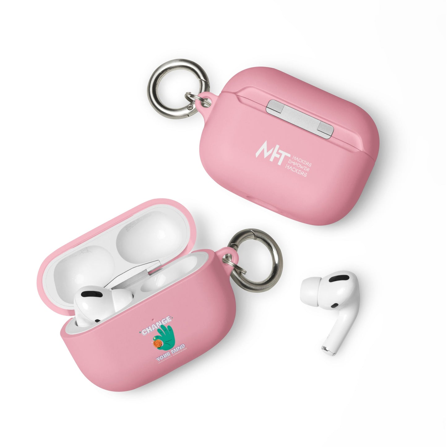 Change your mind in Bitcoin we Trust - AirPods case by DarkByteGear