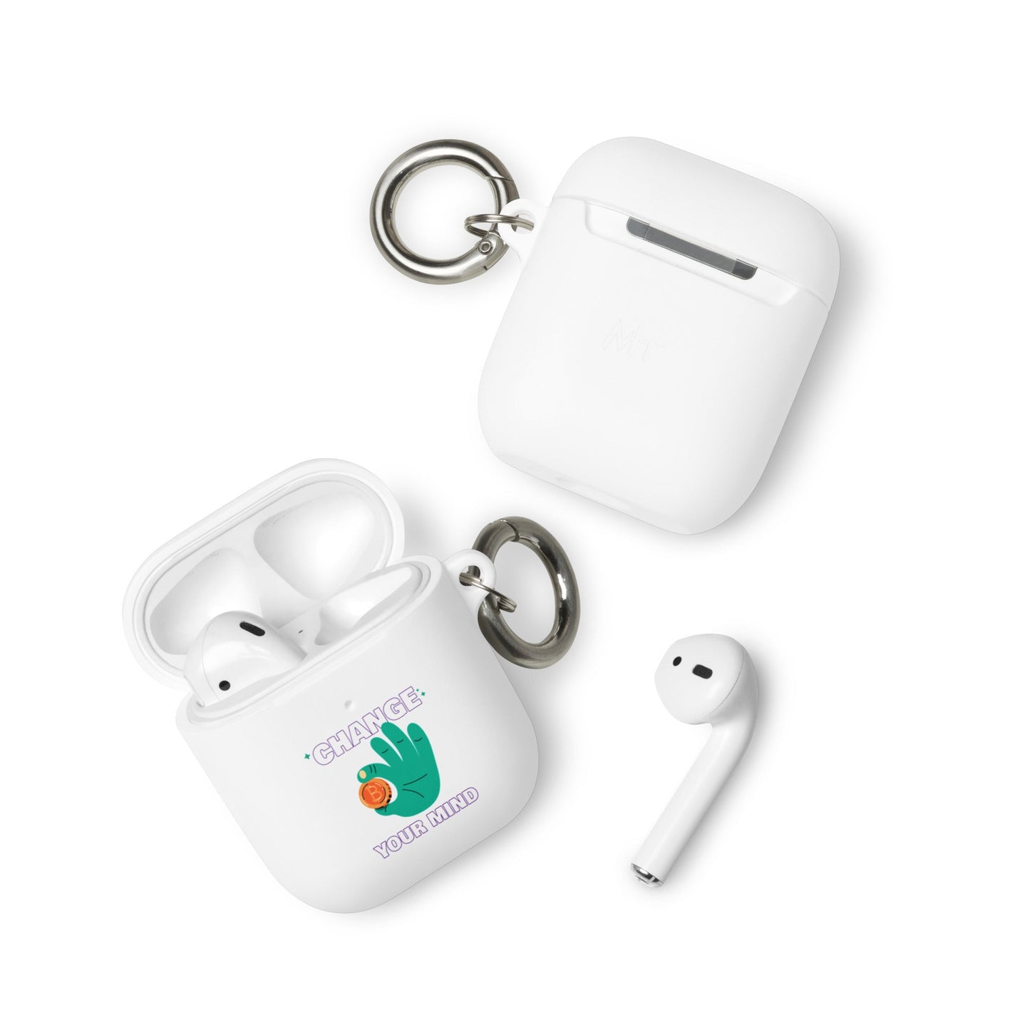 Change your mind in Bitcoin we Trust - AirPods case by DarkByteGear