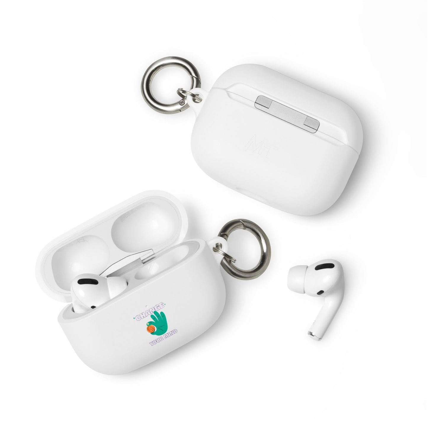 Change your mind in Bitcoin we Trust - AirPods case by DarkByteGear