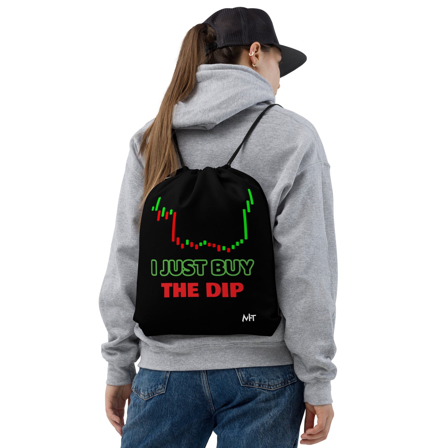I just Buy the Dip - Drawstring bag by DarkByteGear