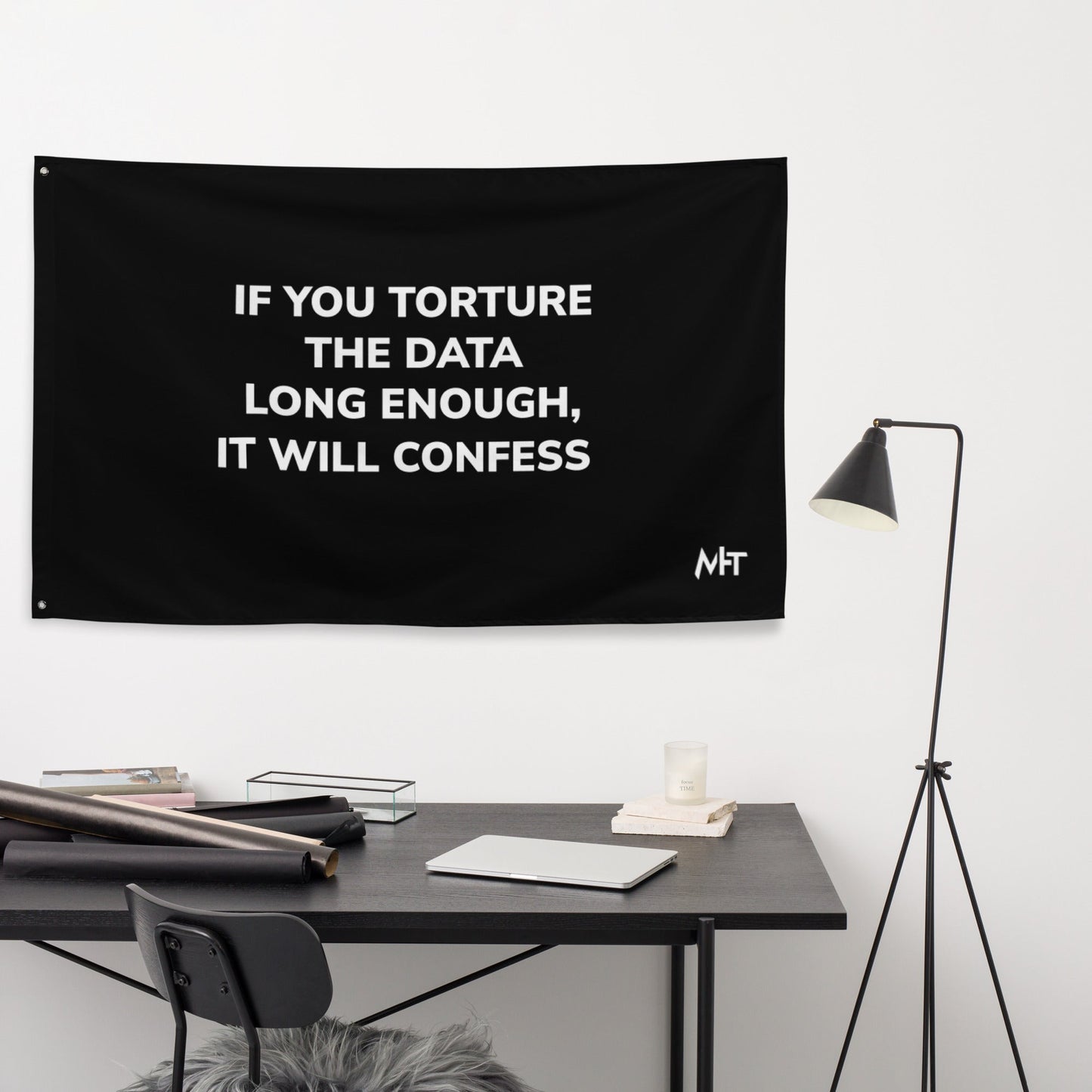 If you torture the data enough - Flag by DarkByteGear