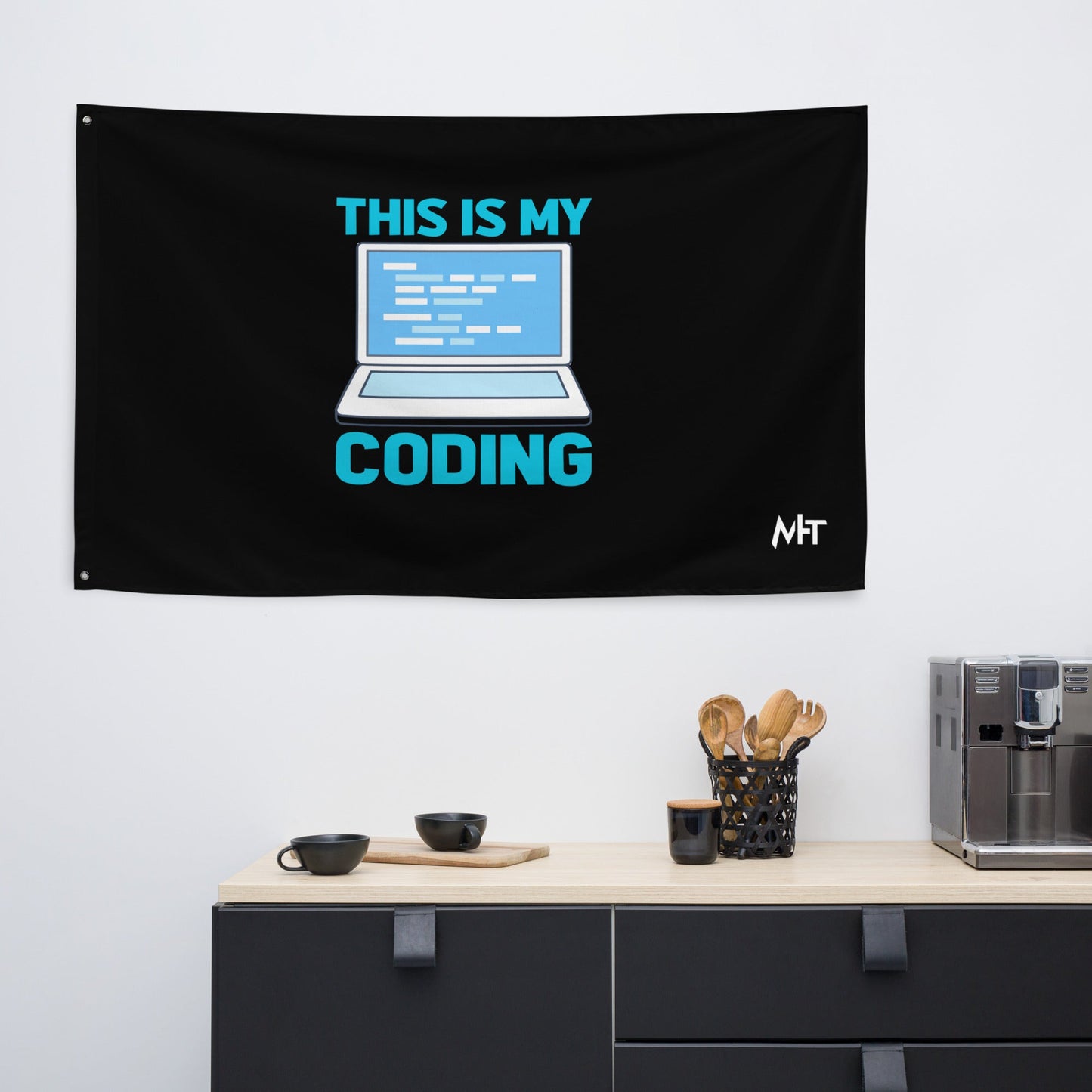 This is My Coding - Flag by DarkByteGear