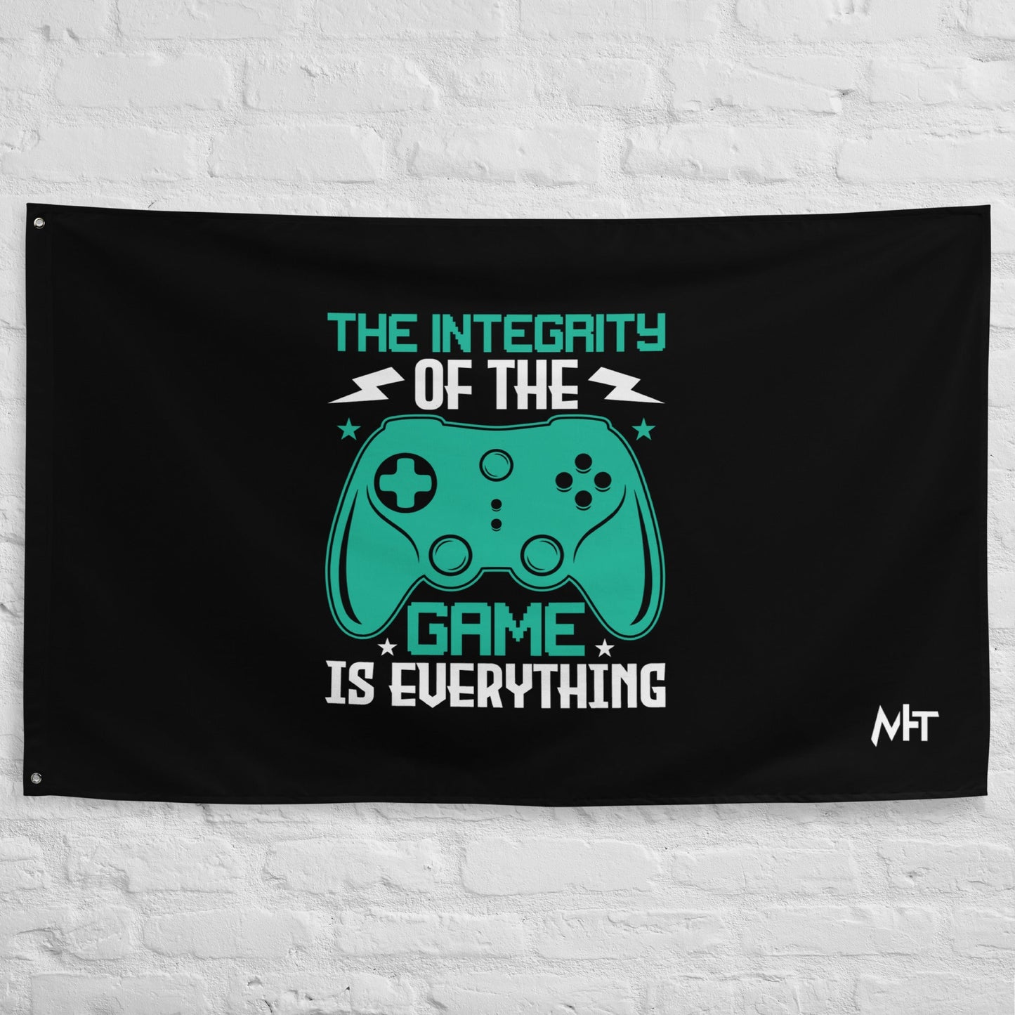 The integrity of the Game is Everthing (Swarna) Flag by DarkByteGear