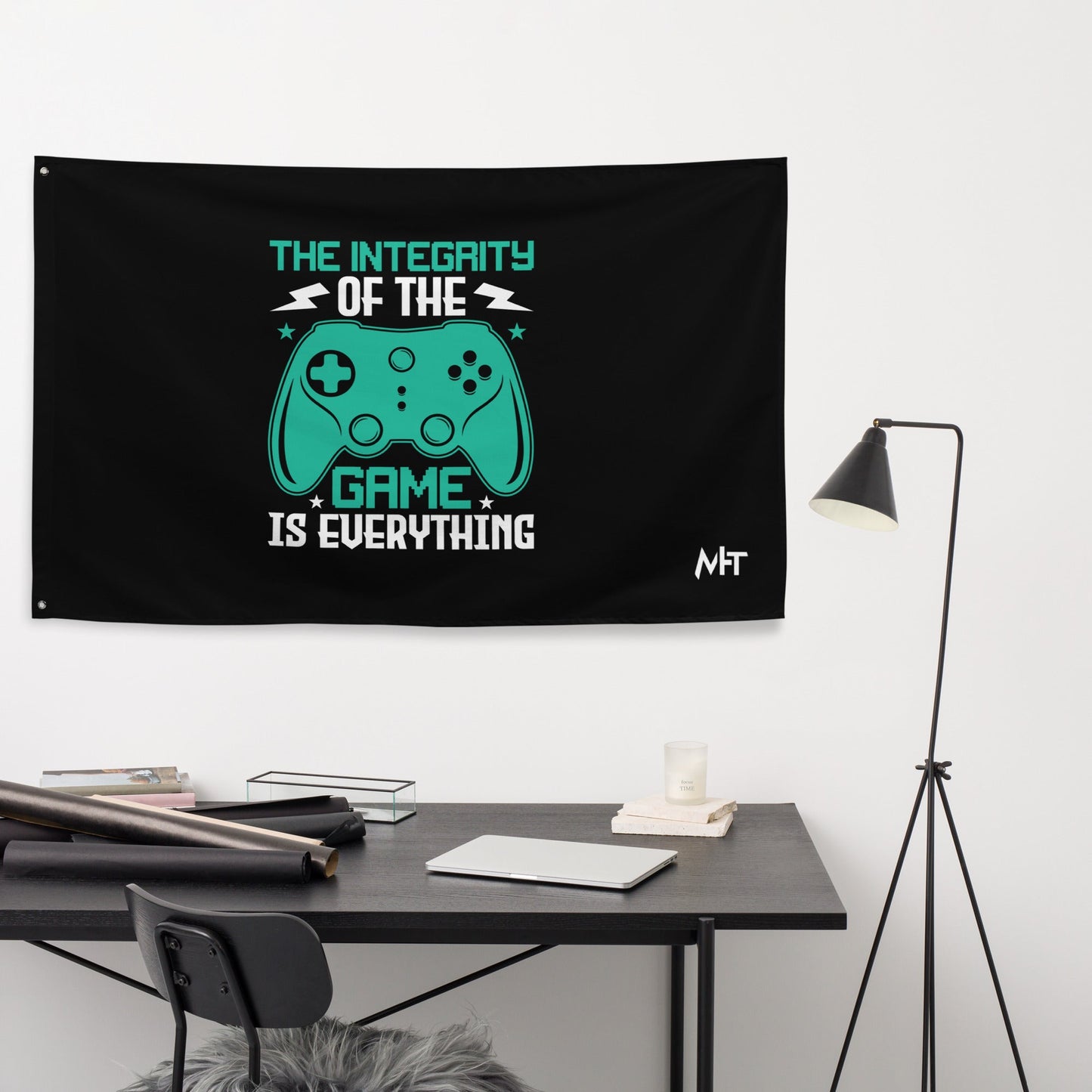 The integrity of the Game is Everthing (Swarna) Flag by DarkByteGear
