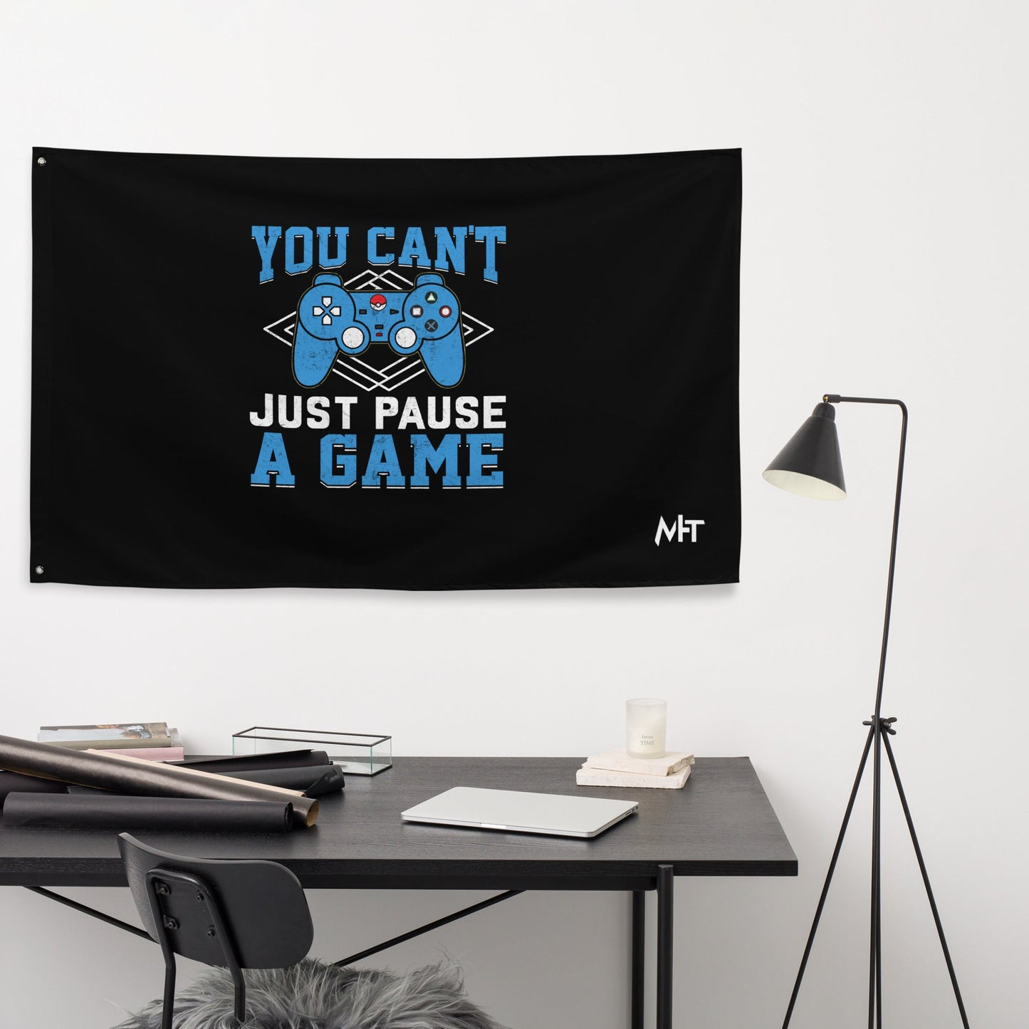 You Can't Just Pause a Game Flag by DarkByteGear