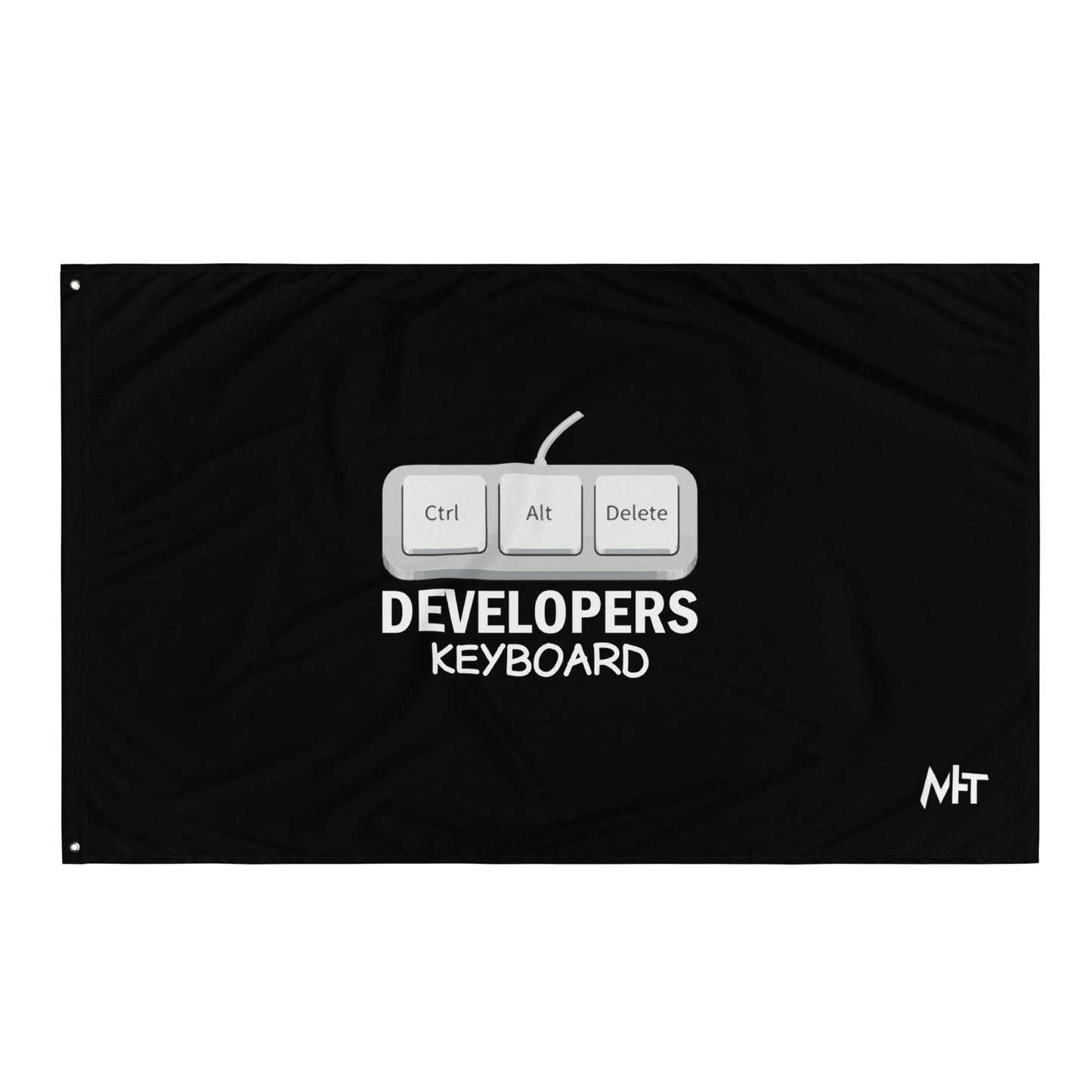 Ctrl+Alt+Del Developer Keyboard - Keyboard Flag by DarkByteGear