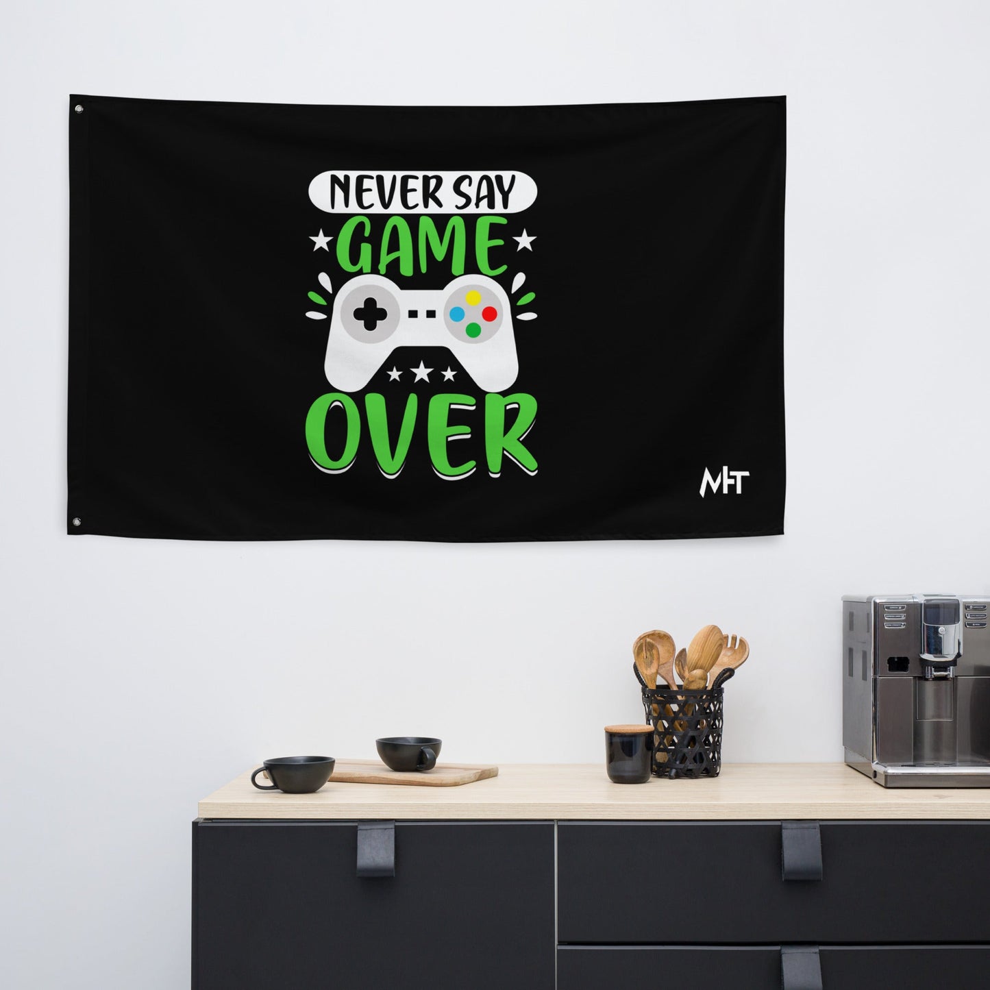 Never say Gameover Flag by DarkByteGear