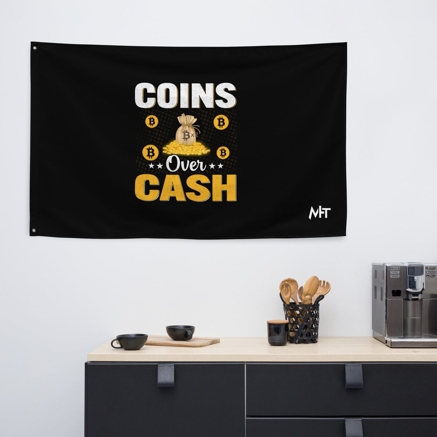 Coins over Cash Flag by DarkByteGear