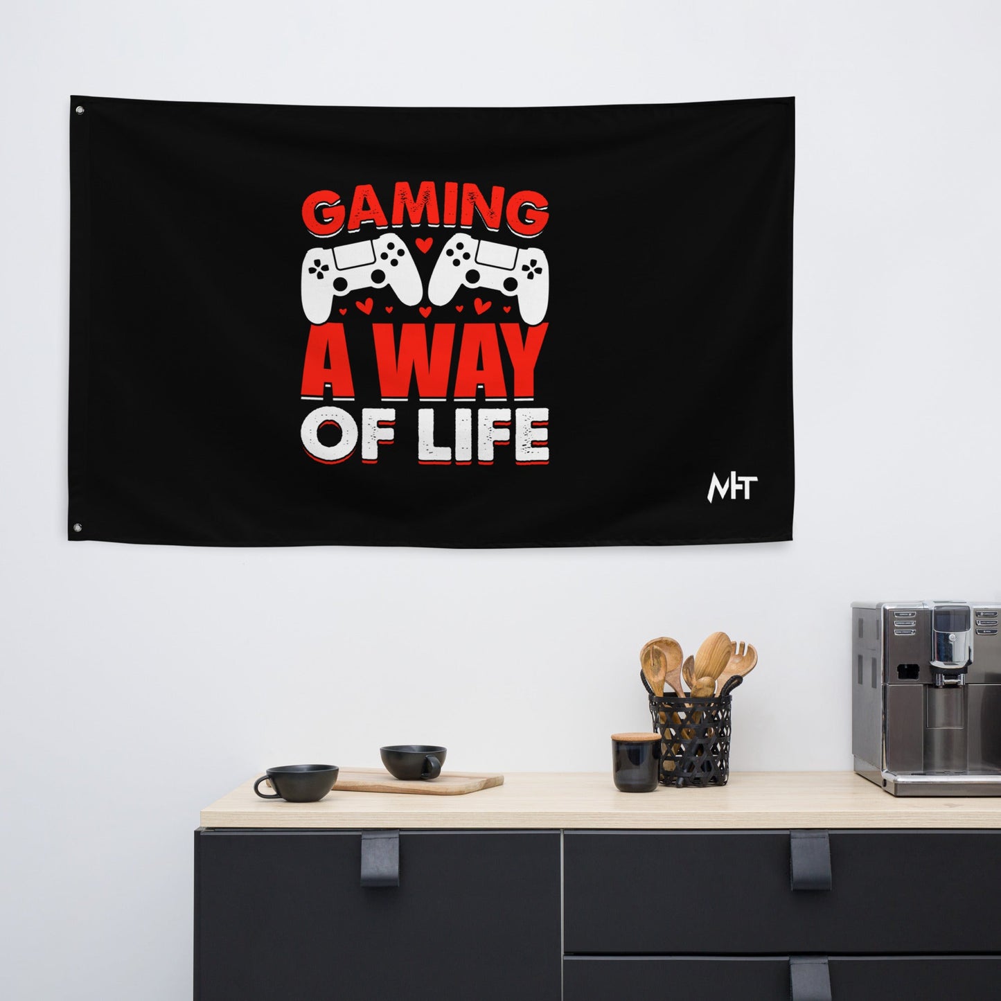 Gaming is a way of life - Flag by DarkByteGear
