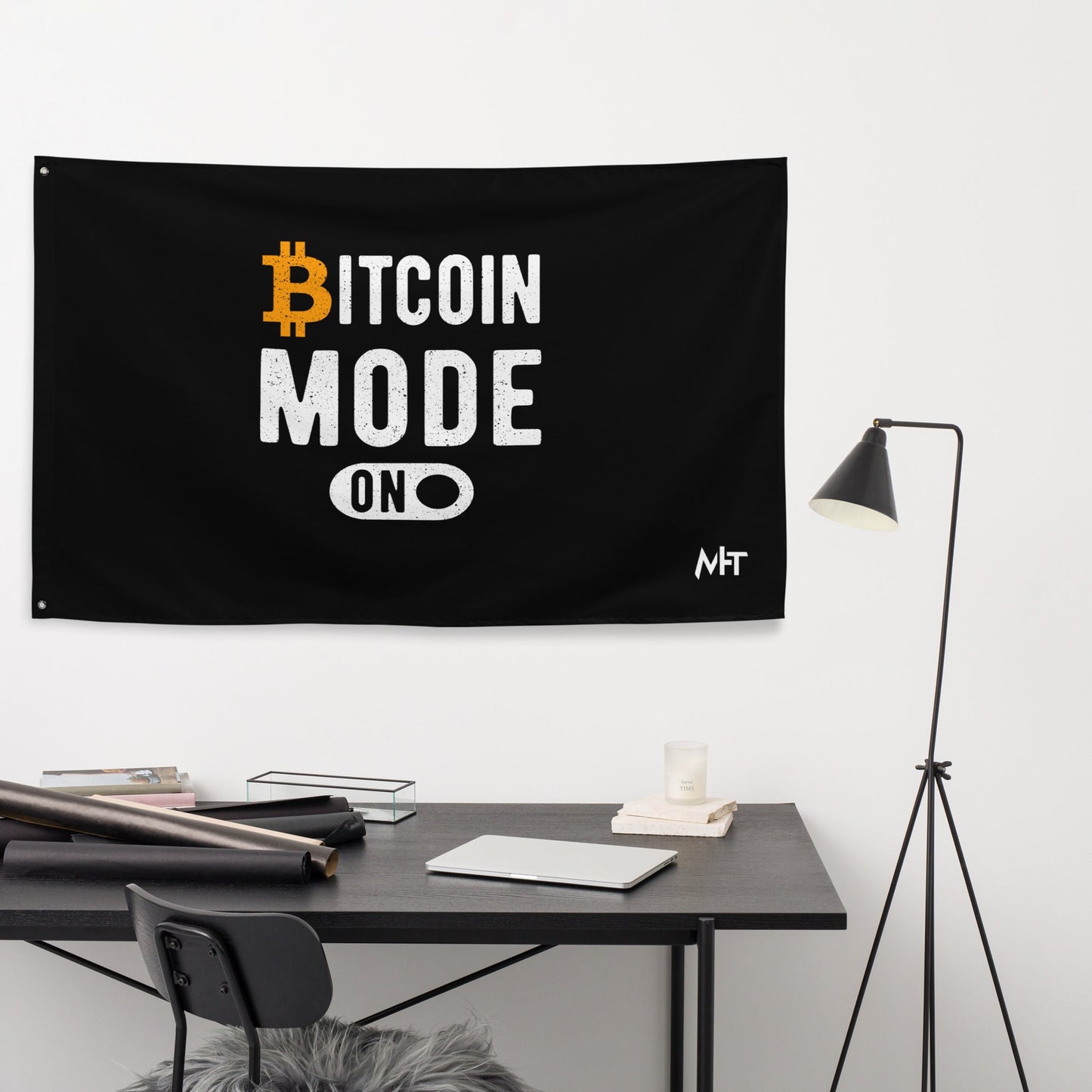 Bitcoin Mode is On Flag by DarkByteGear