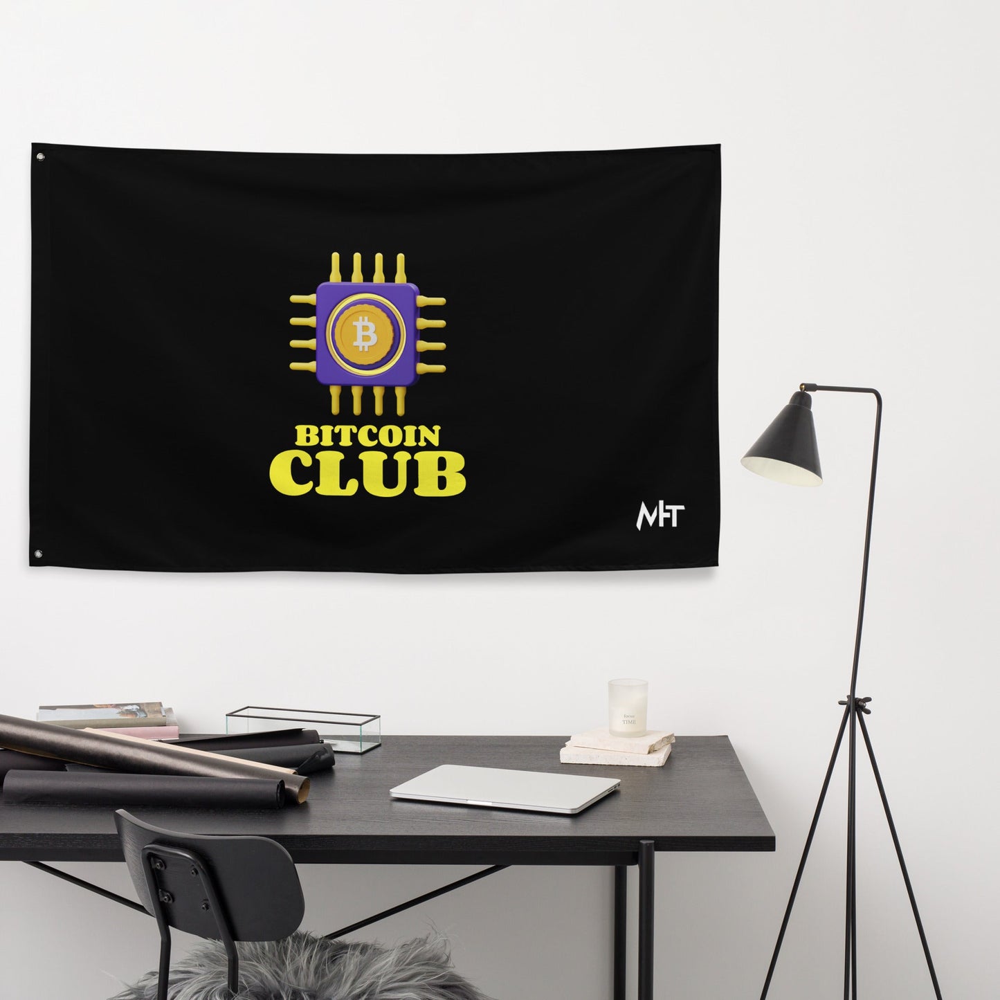 BITCOIN CLUB V3 - Flag by DarkByteGear
