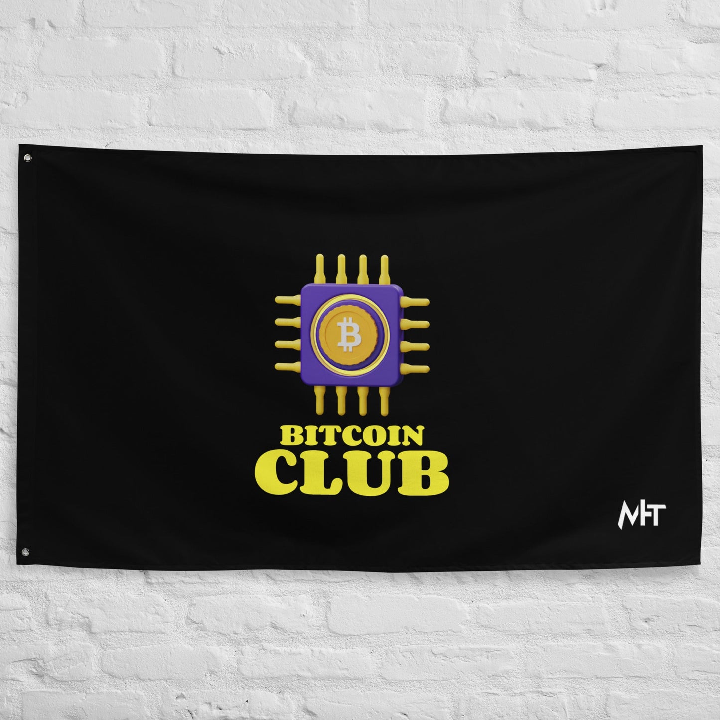 BITCOIN CLUB V3 - Flag by DarkByteGear