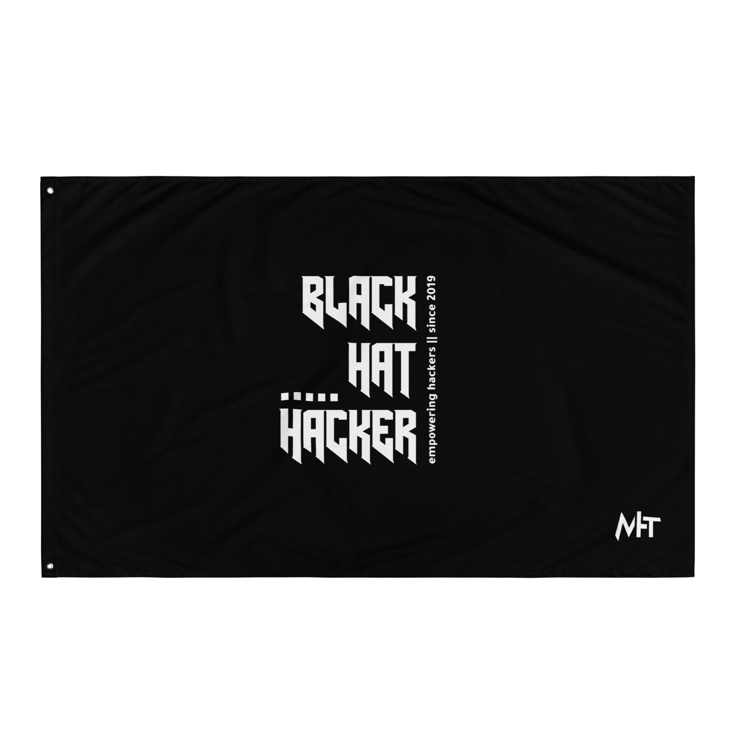 Black Hat Hacker V14 Flag by DarkByteGear