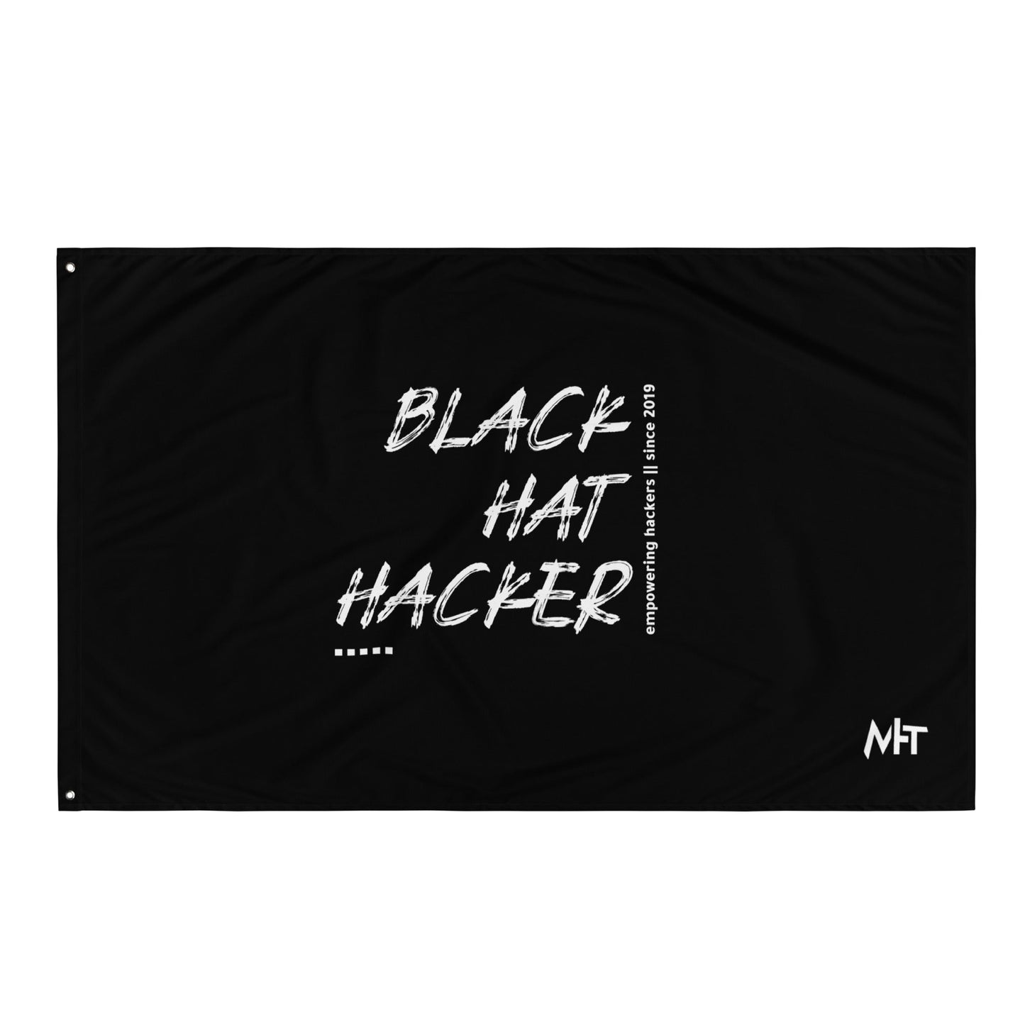 Black Hat Hacker V10 Flag by DarkByteGear