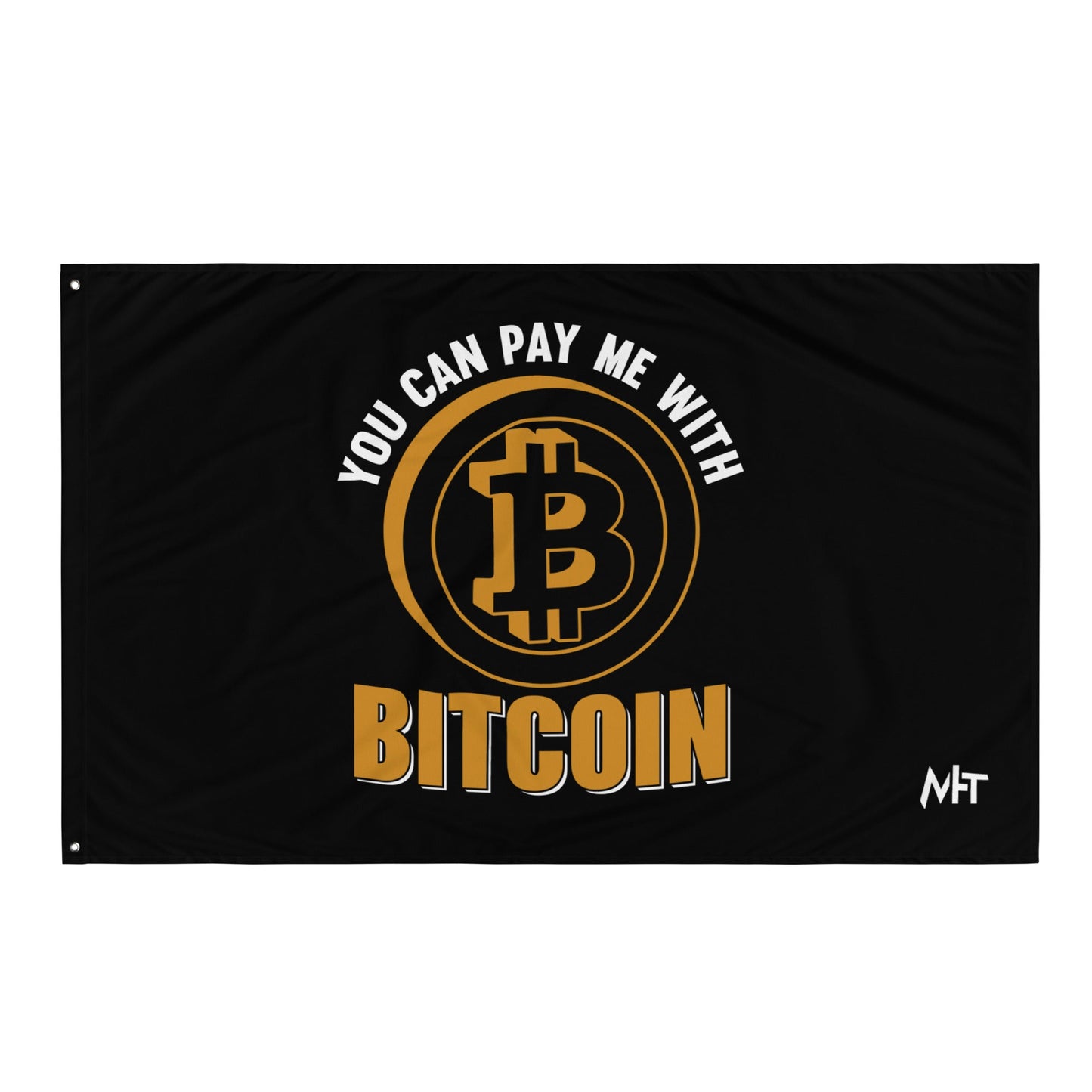 You can Pay me with Bitcoin Flag by DarkByteGear
