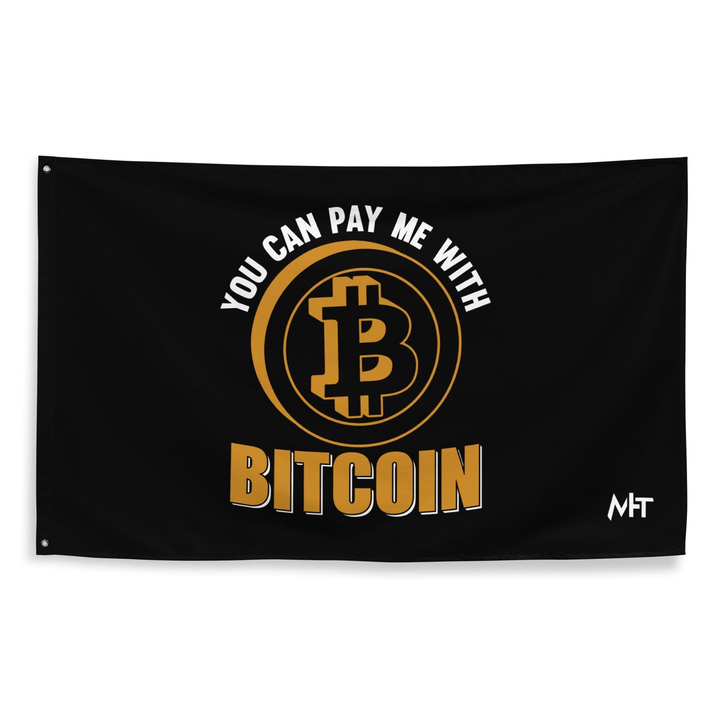You can Pay me with Bitcoin Flag by DarkByteGear