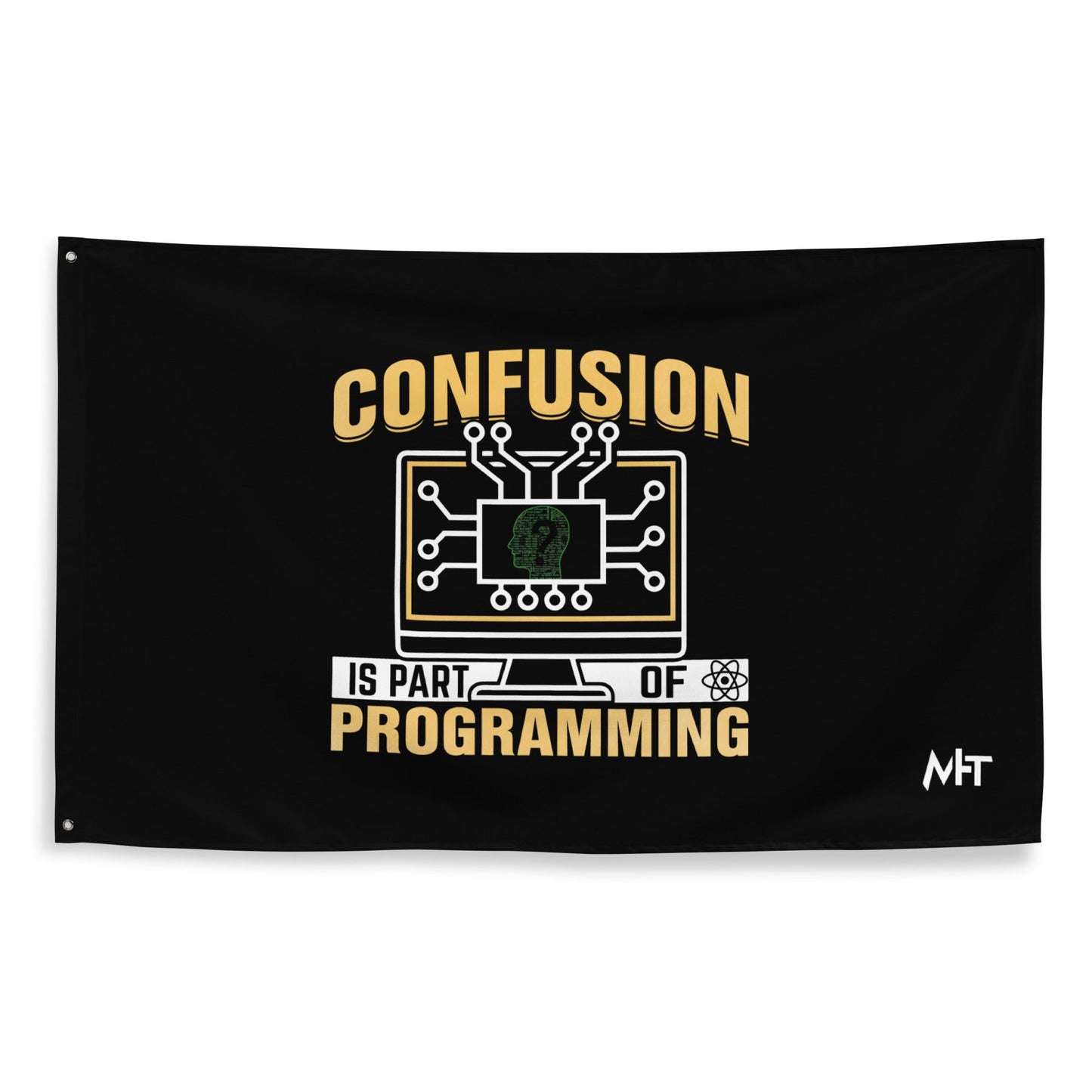 Confusion is Part of Programming Flag by DarkByteGear