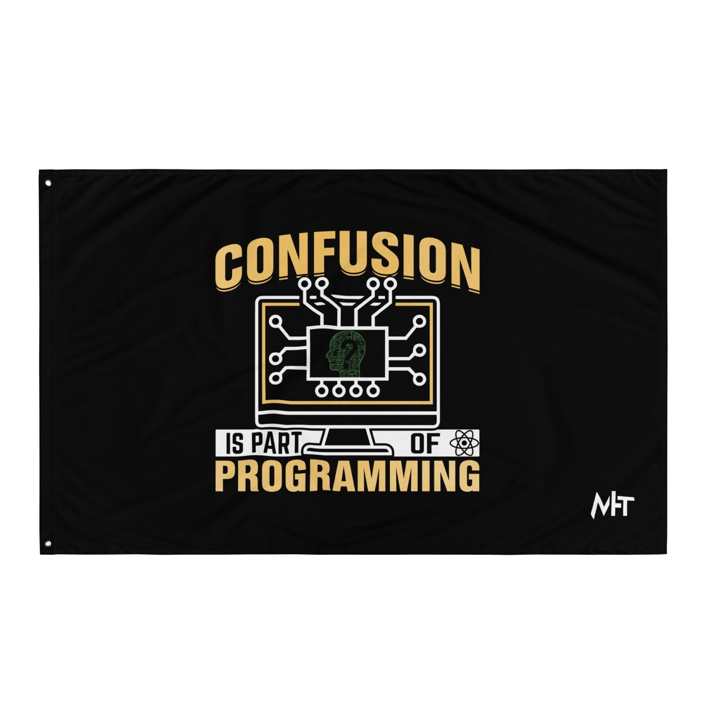 Confusion is Part of Programming Flag by DarkByteGear