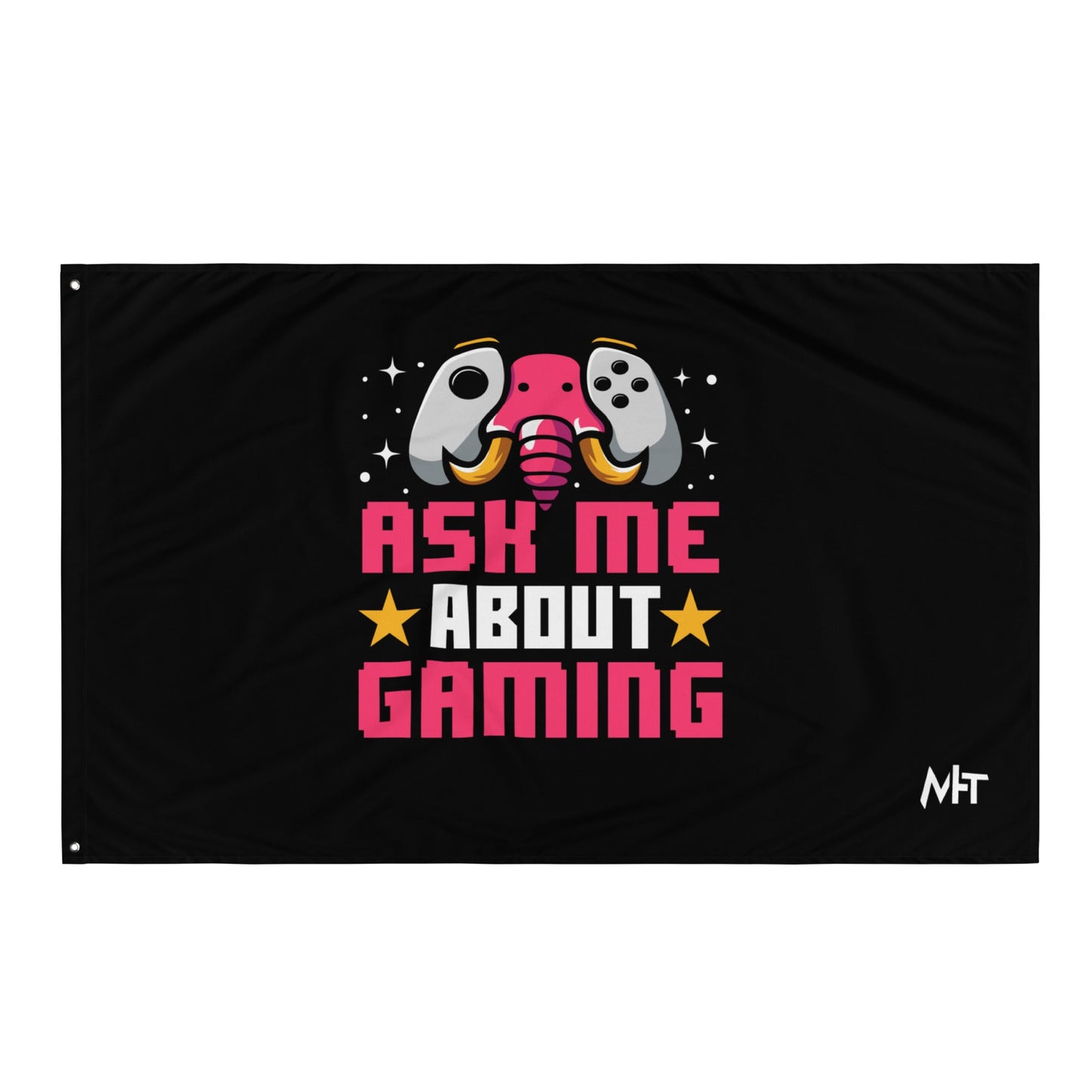 Ask Me About Gaming Flag by DarkByteGear