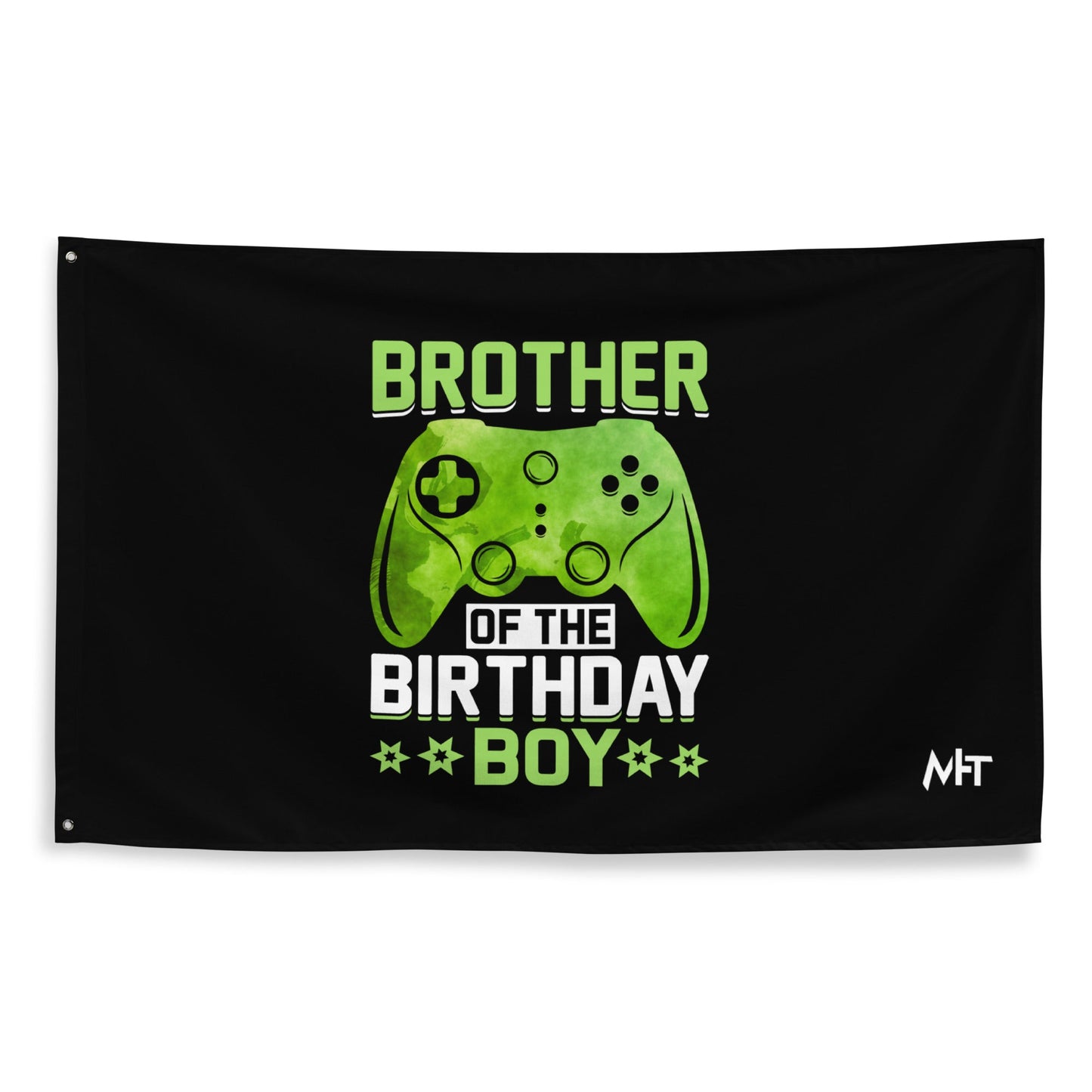 Brother of the Birthday Boy Flag by DarkByteGear