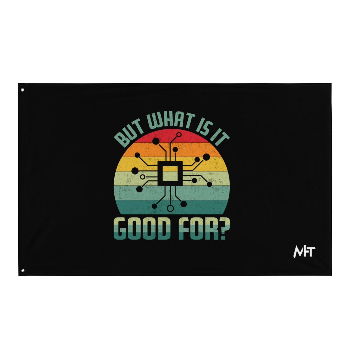 But What is it Good for - Wall Flag by DarkByteGear