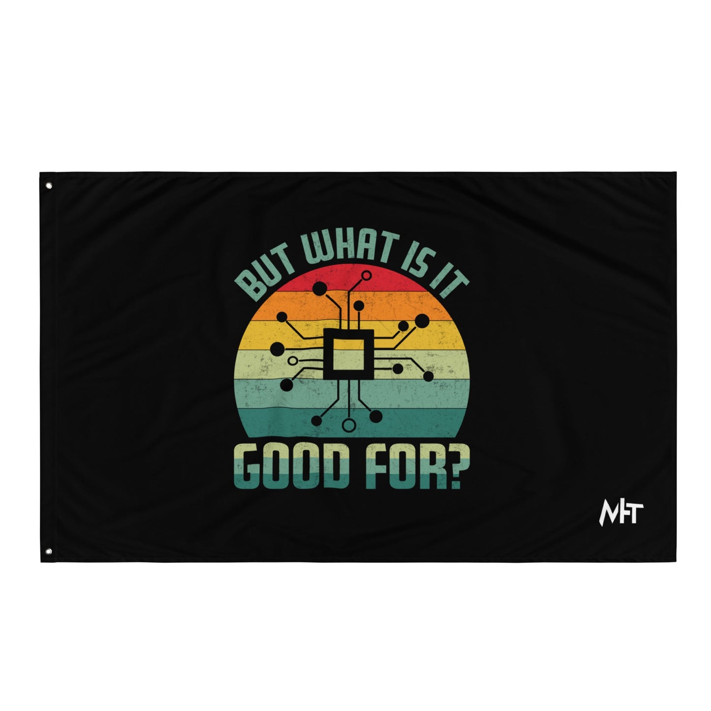 But What is it Good for - Wall Flag by DarkByteGear