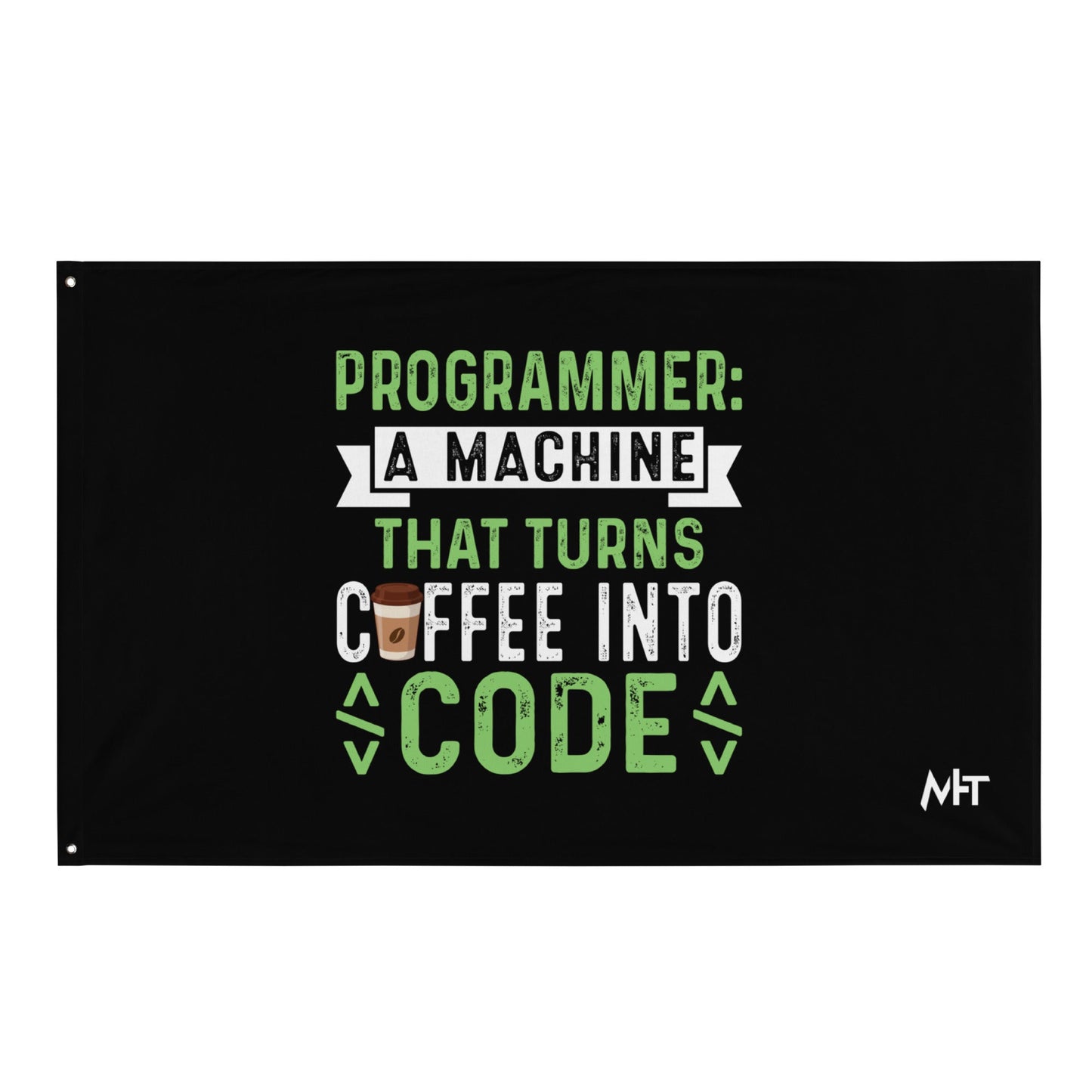 Programmer Def Green Flag by DarkByteGear