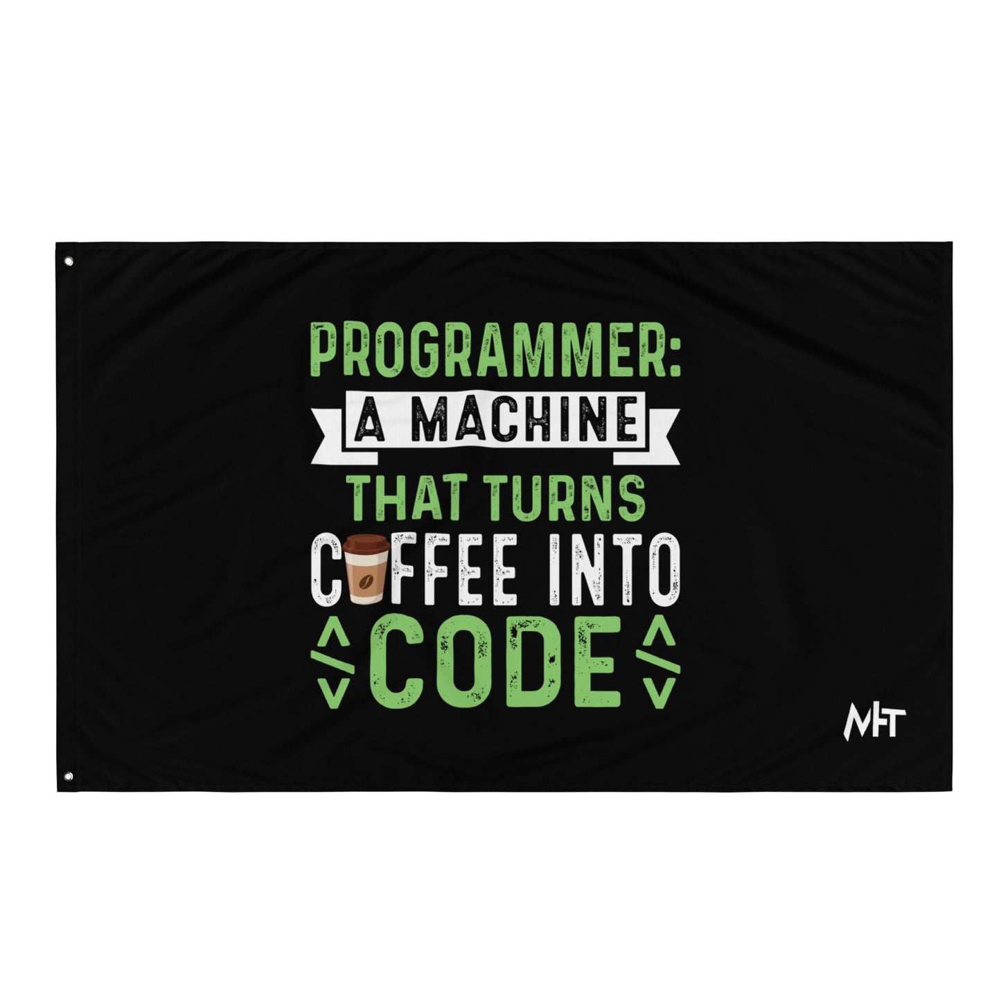 Programmer Def Green Flag by DarkByteGear