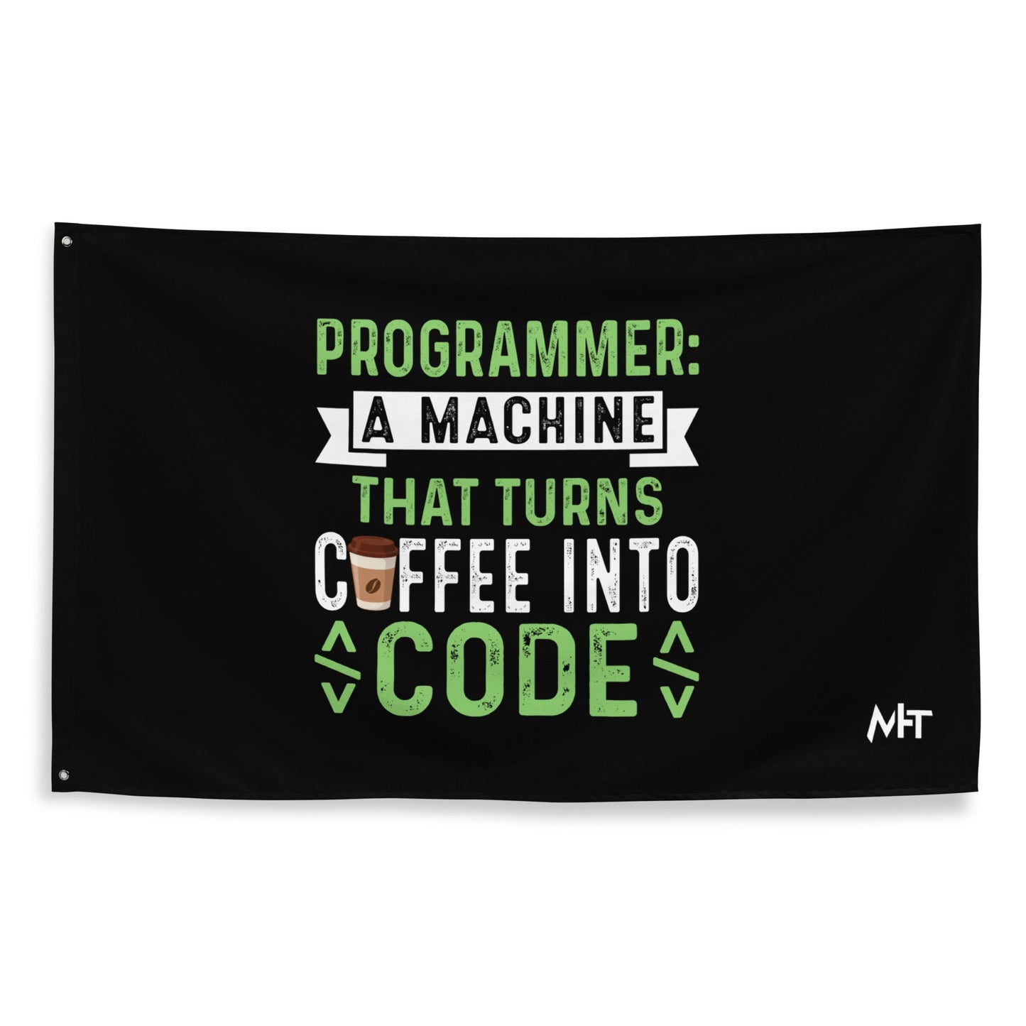 Programmer Def Green Flag by DarkByteGear