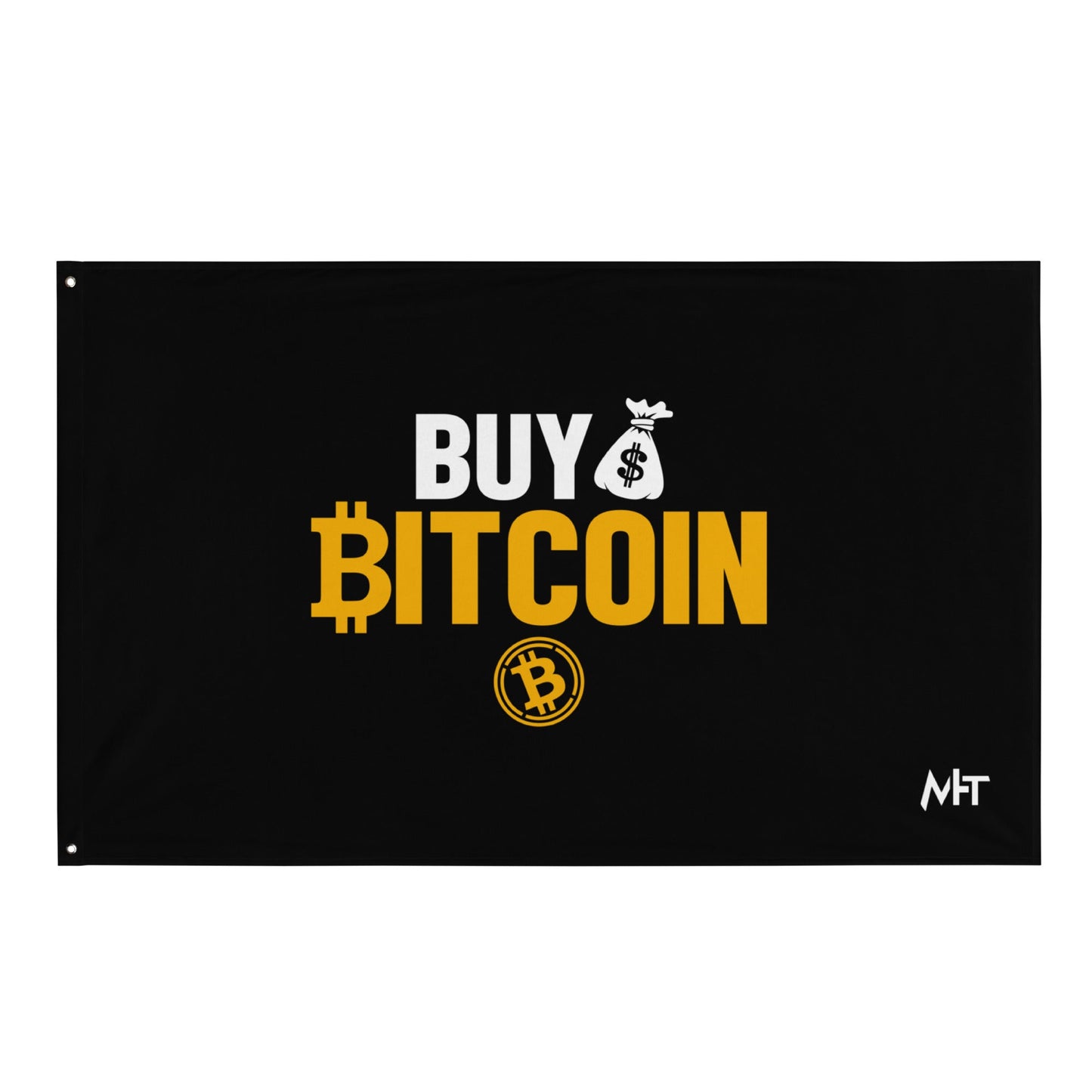 Buy Bitcoin Flag by DarkByteGear